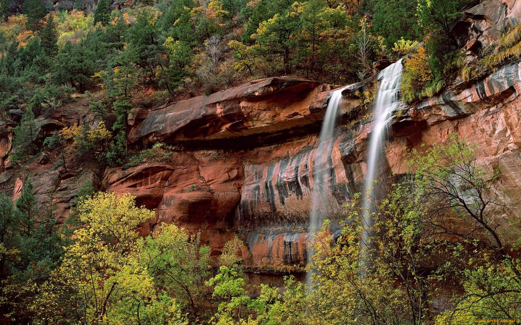 природа, водопады