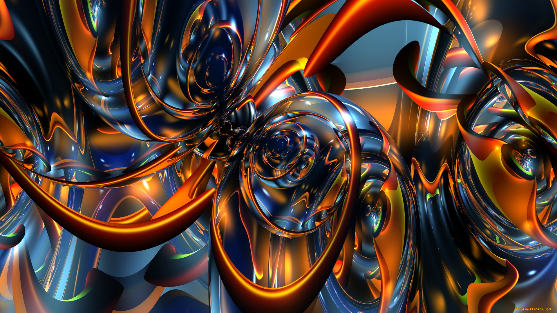 3д, графика, abstract, абстракции