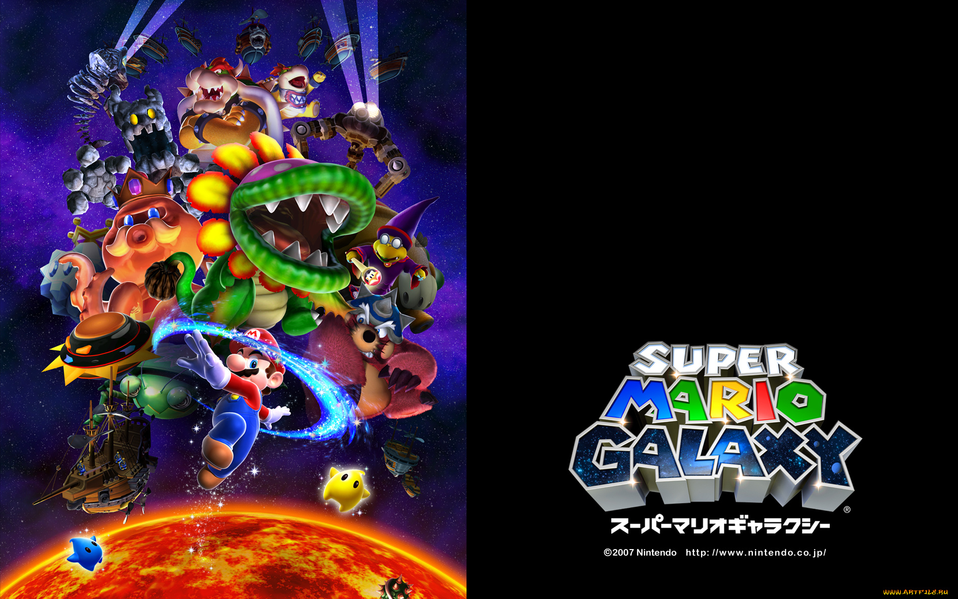 super, mario, galaxy, видео, игры