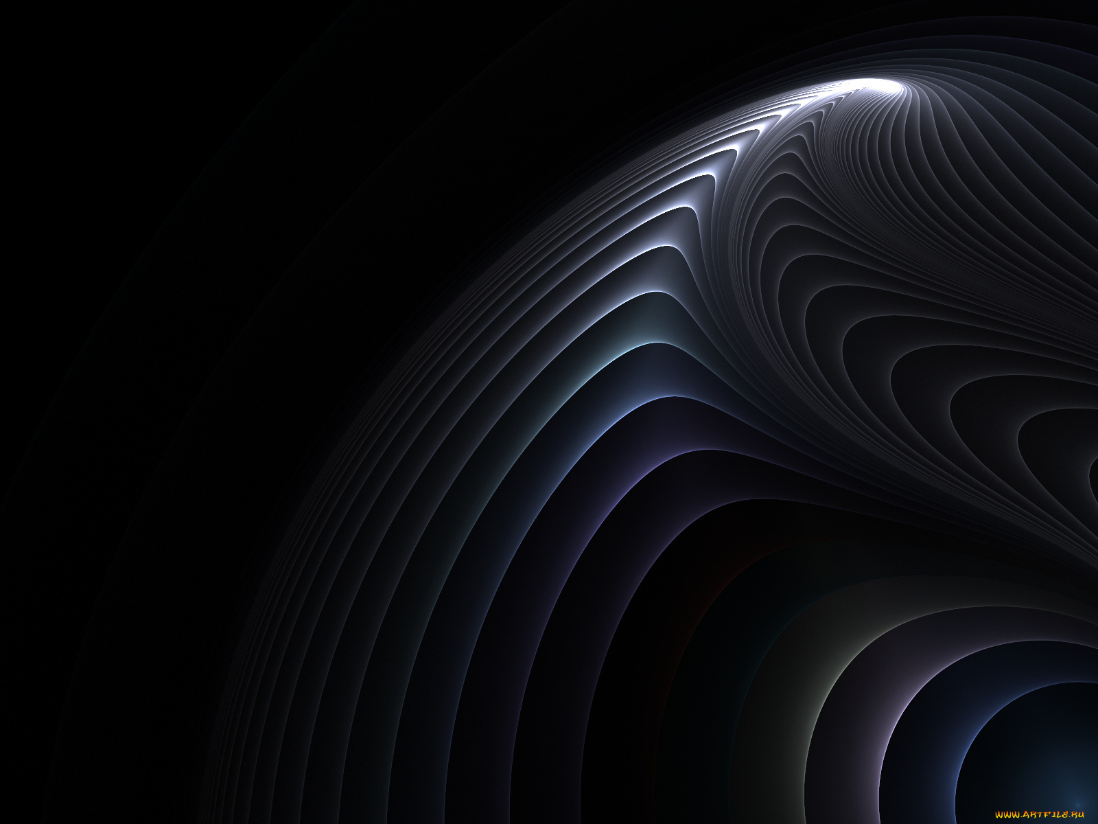 3д, графика, fractal, фракталы, фон, тёмный, узор, абстракция