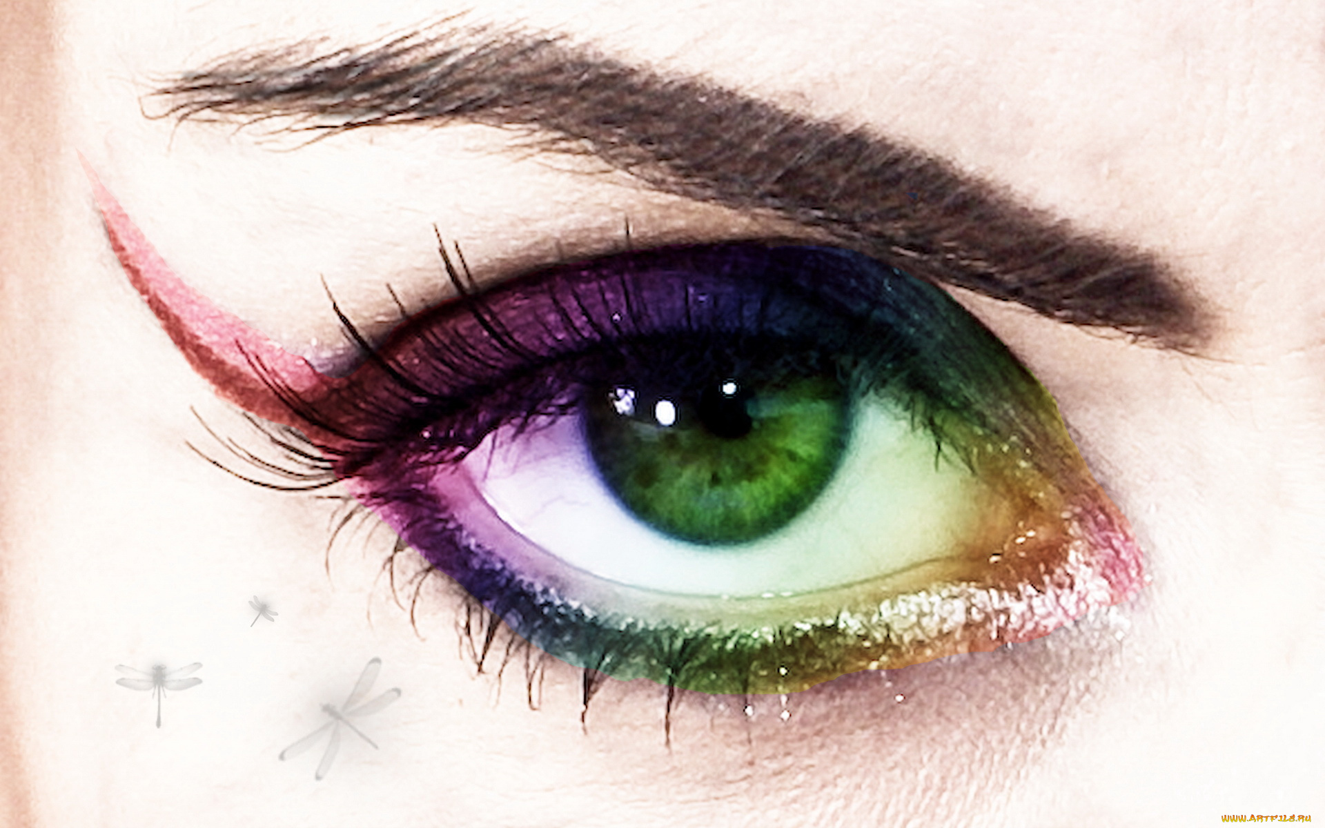 разное, глаза, ресницы