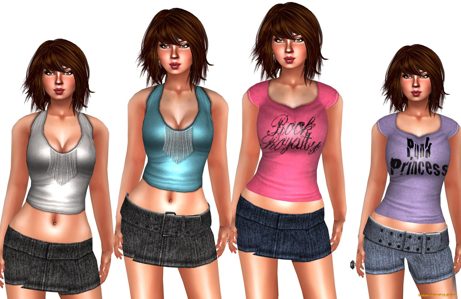 3д, графика, people, люди, девушки