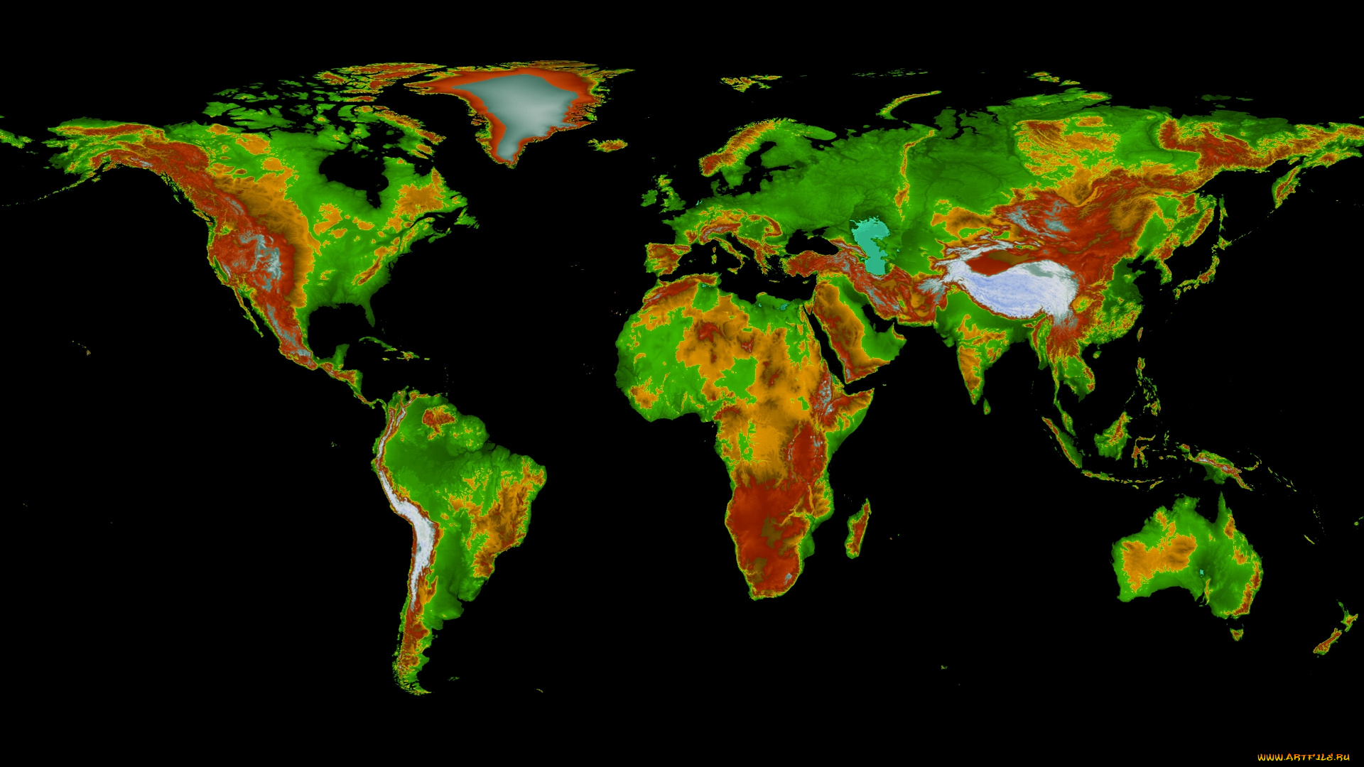 3д, графика, другое, материки