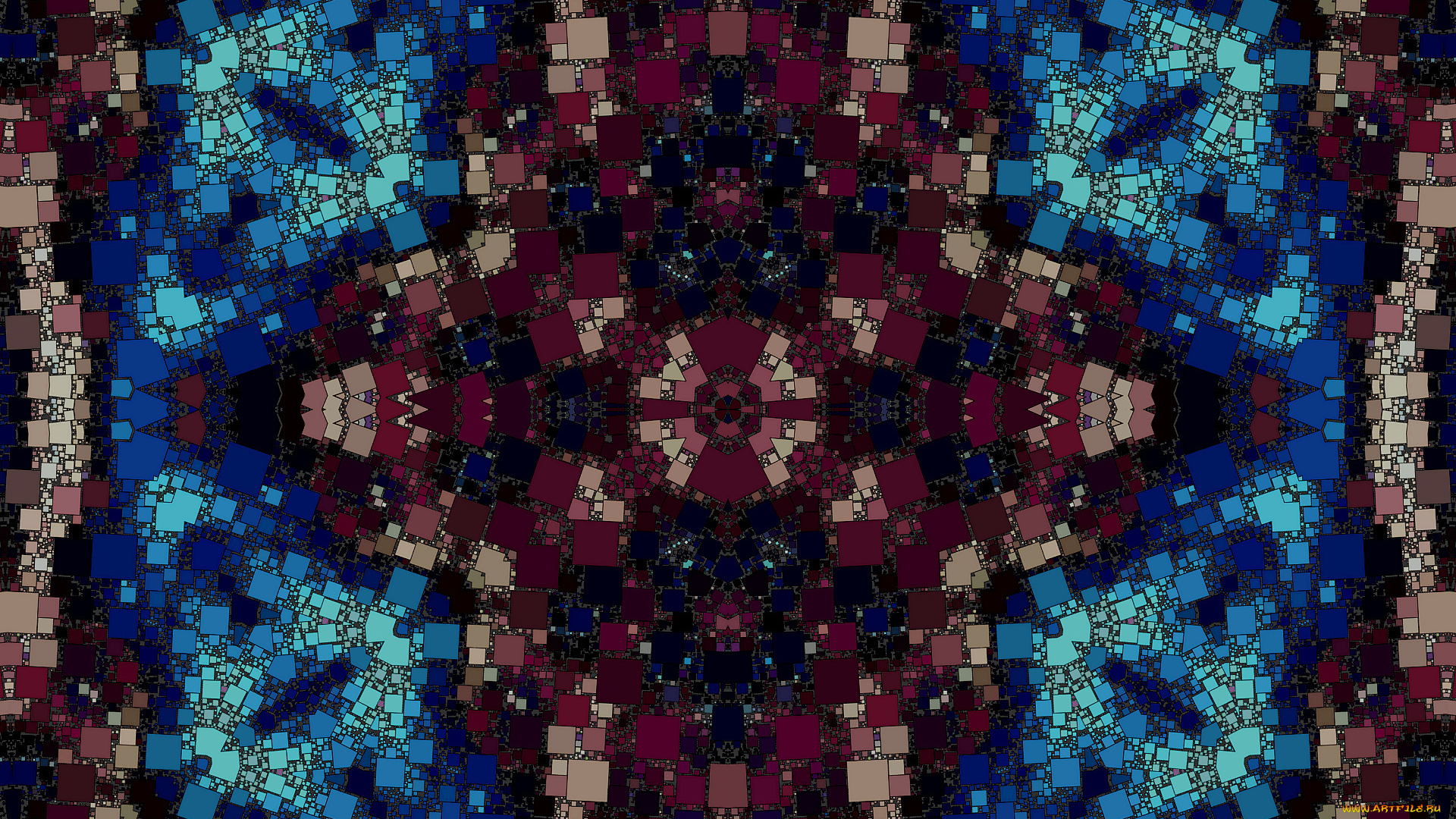 3д, графика, fractal, фракталы, узор, цвета, фон