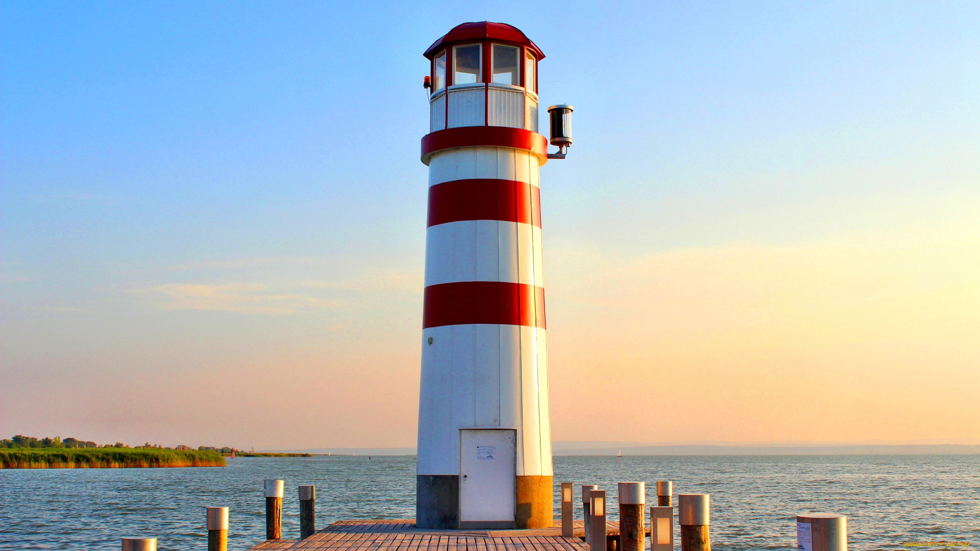 природа, маяки, океан, горизонт, маяк