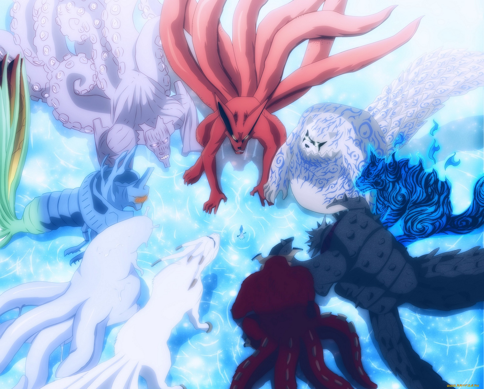 аниме, naruto, bijuu, x7rust