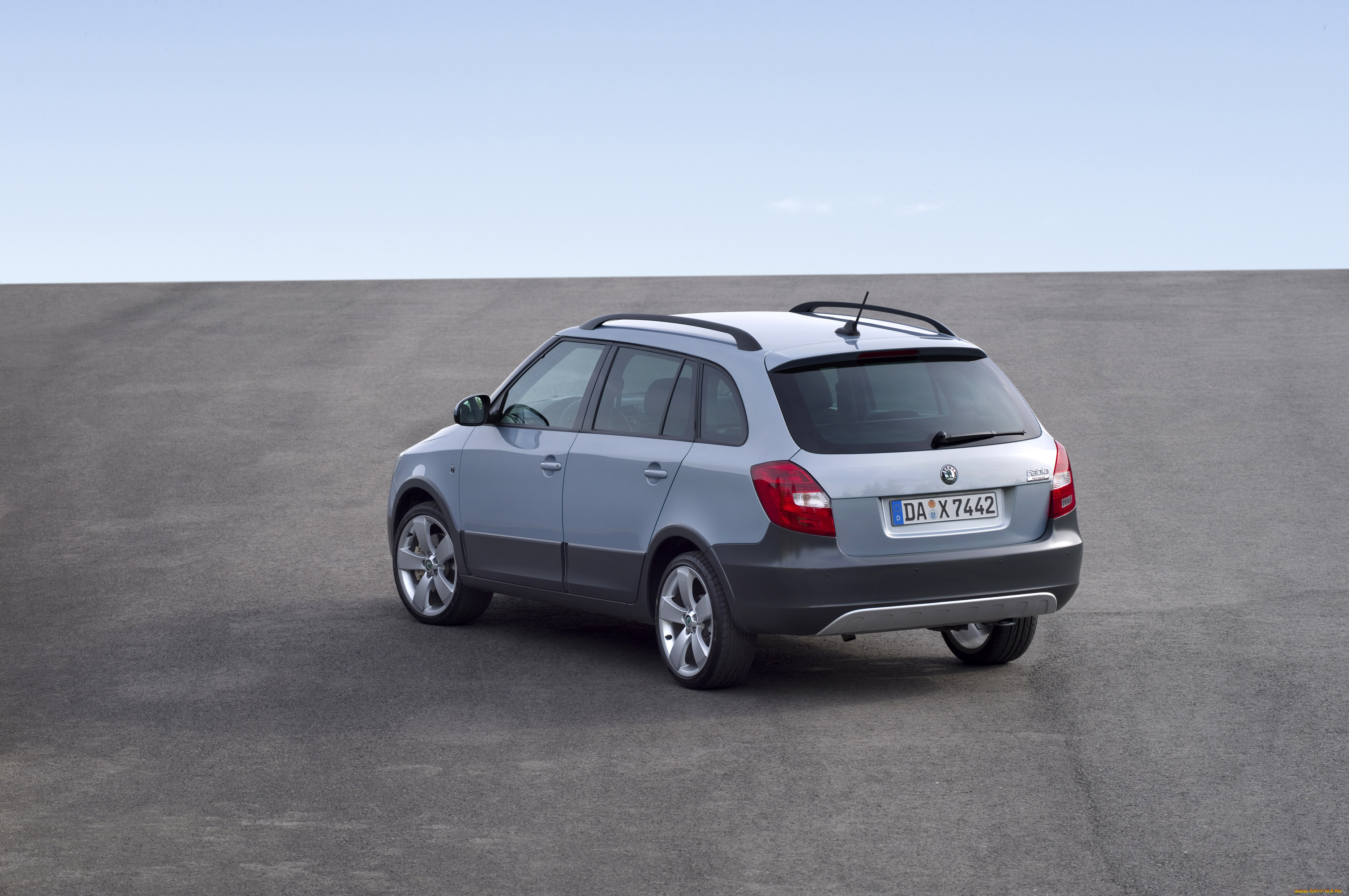 автомобили, skoda, scout, fabia, серый, 5j, combi