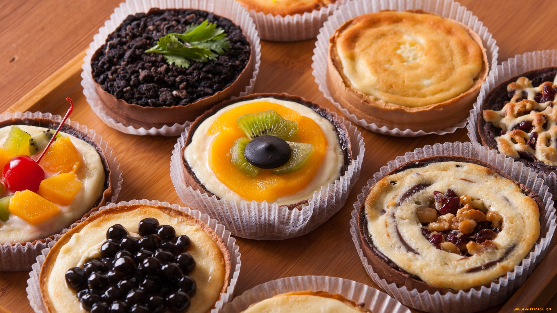 еда, пирожные, , кексы, , печенье, фрукты, ягоды, ассорти