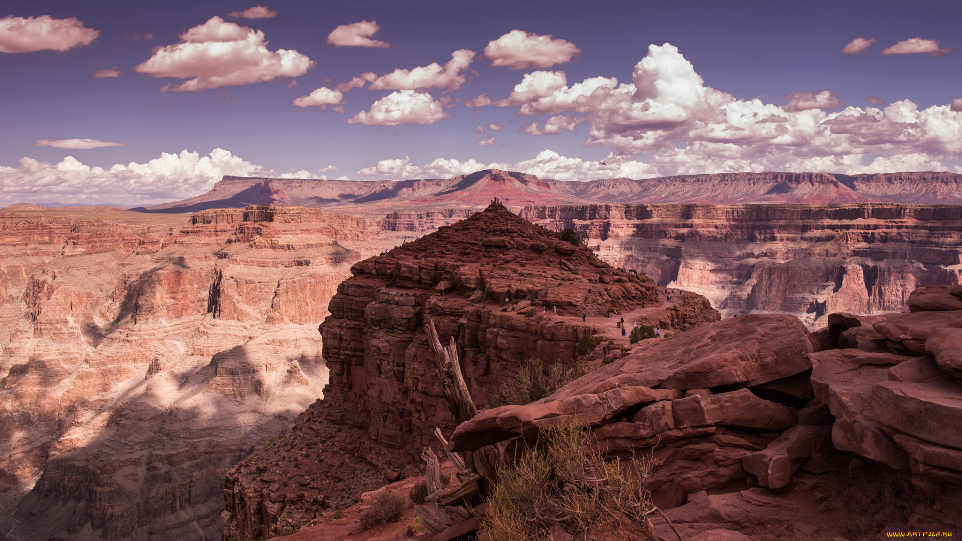 природа, горы, небо, облака