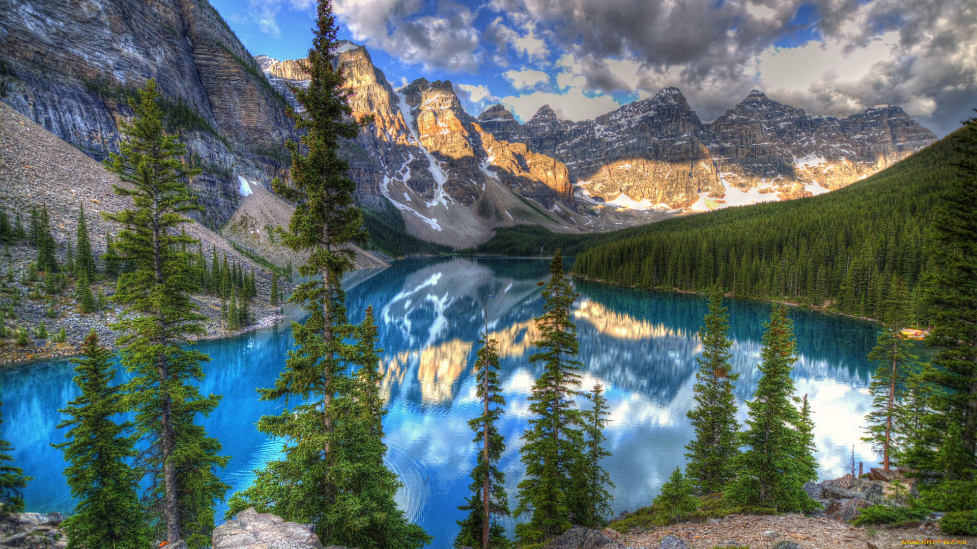 природа, реки, озера, река, лес, горы