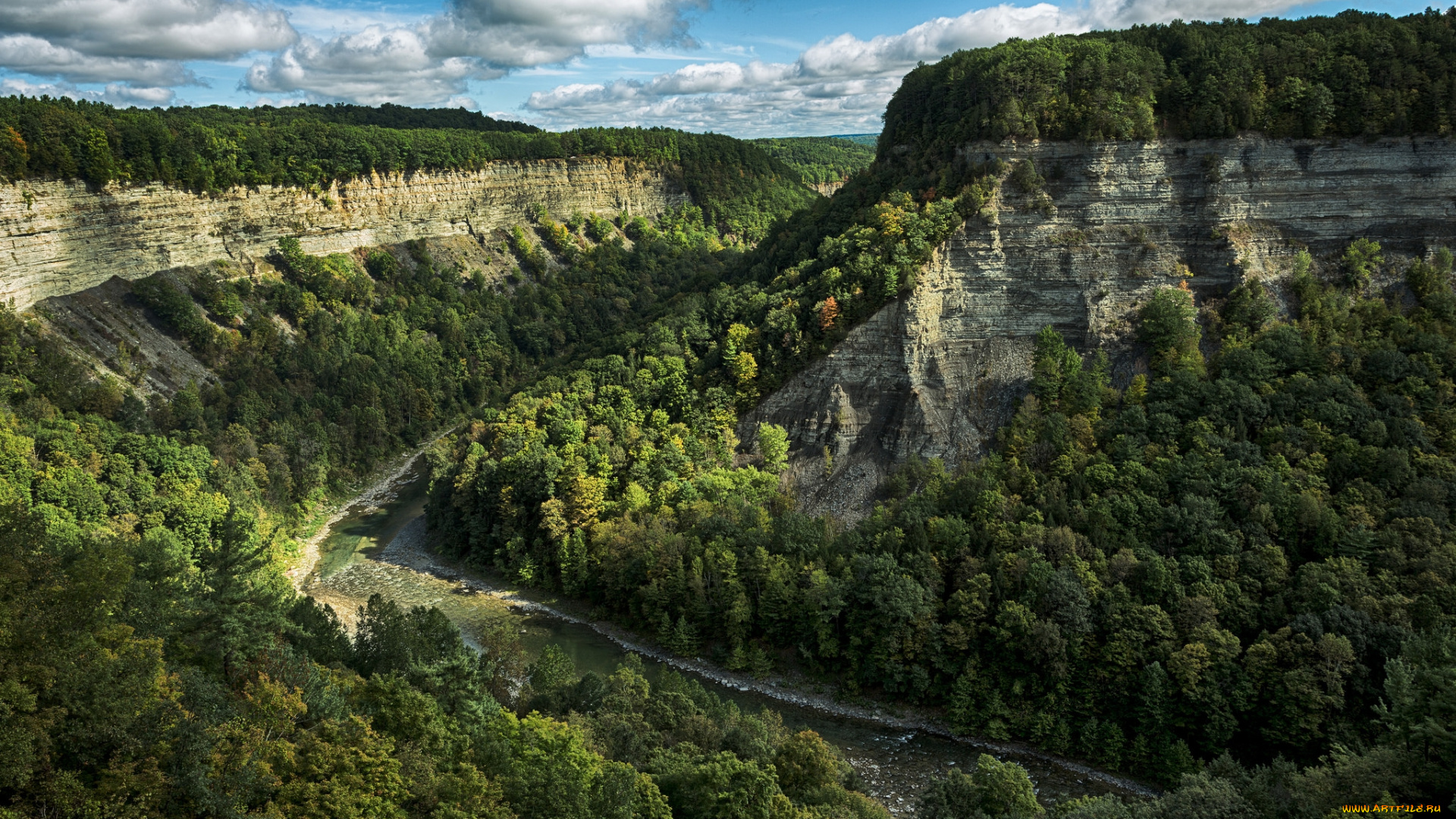 природа, реки, озера, река, лес, горы