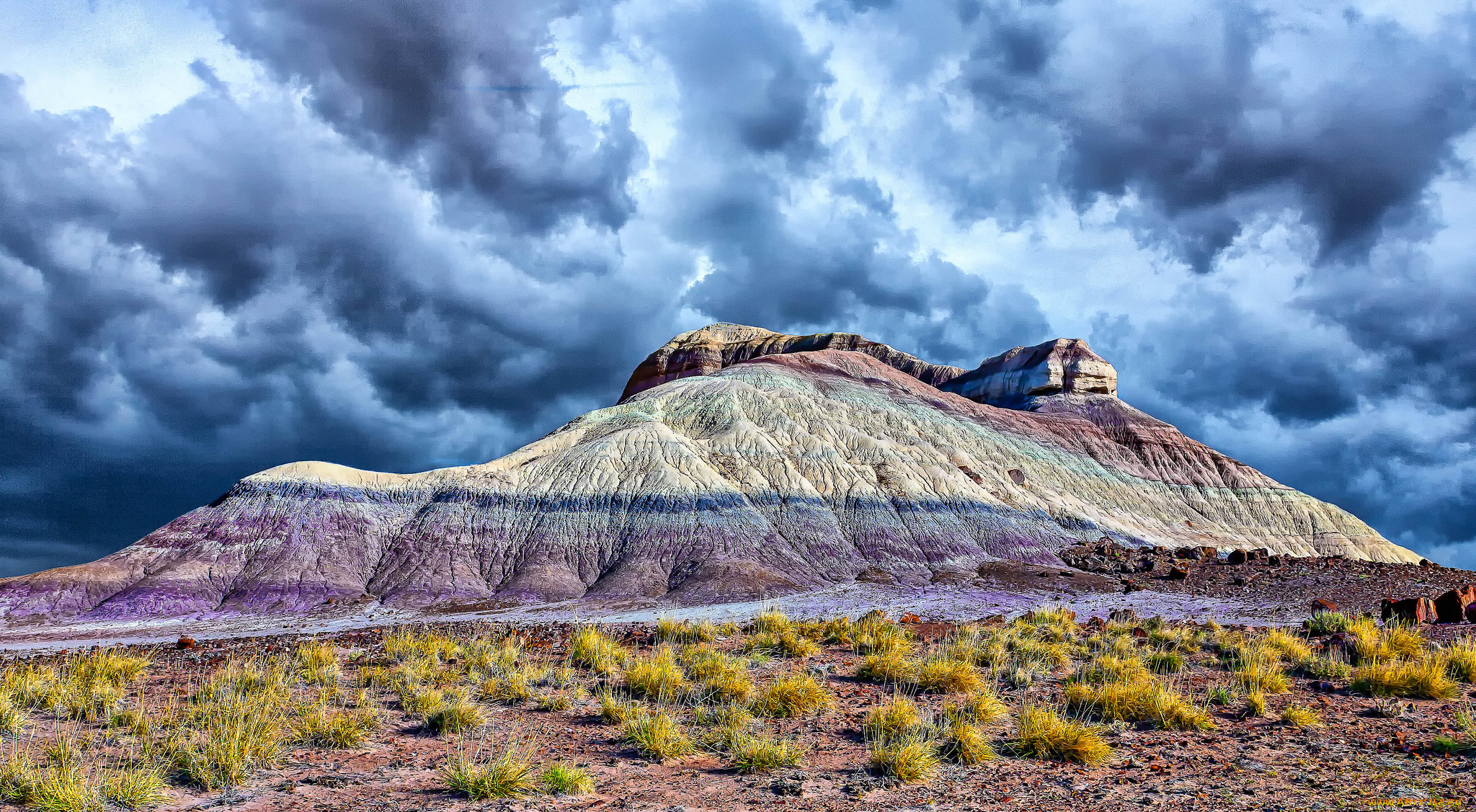 природа, пустыни, гора, пустыня