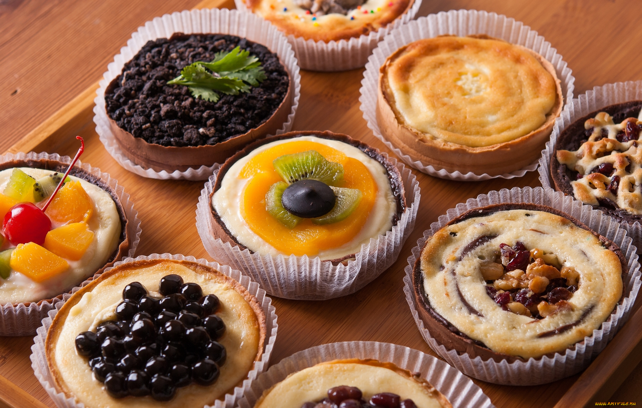 еда, пирожные, , кексы, , печенье, фрукты, ягоды, ассорти