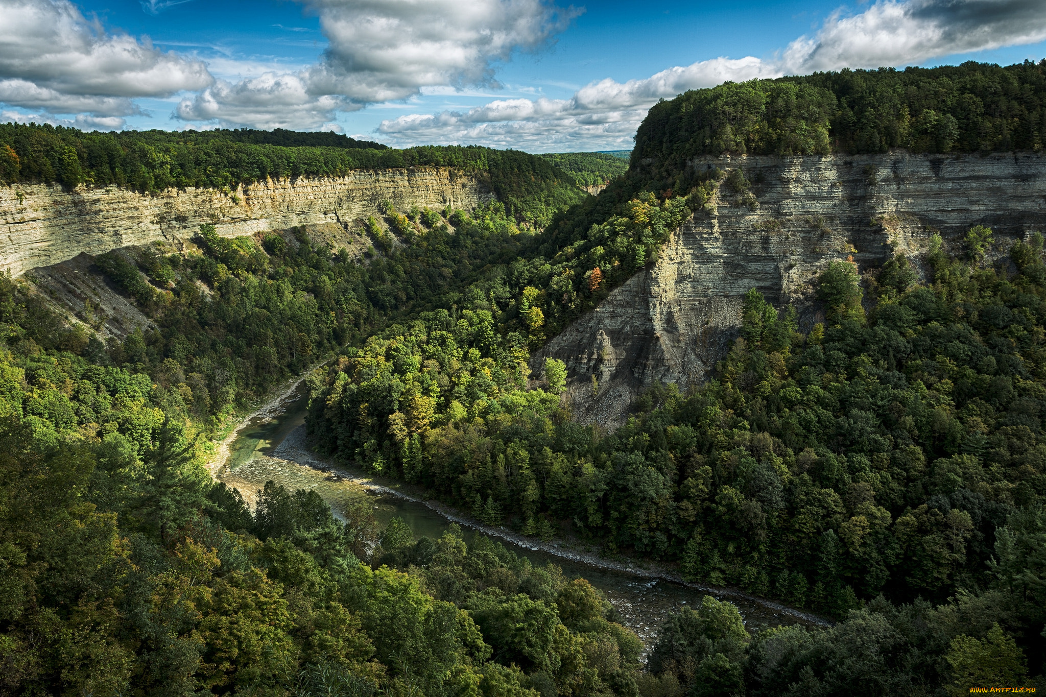 природа, реки, озера, река, лес, горы