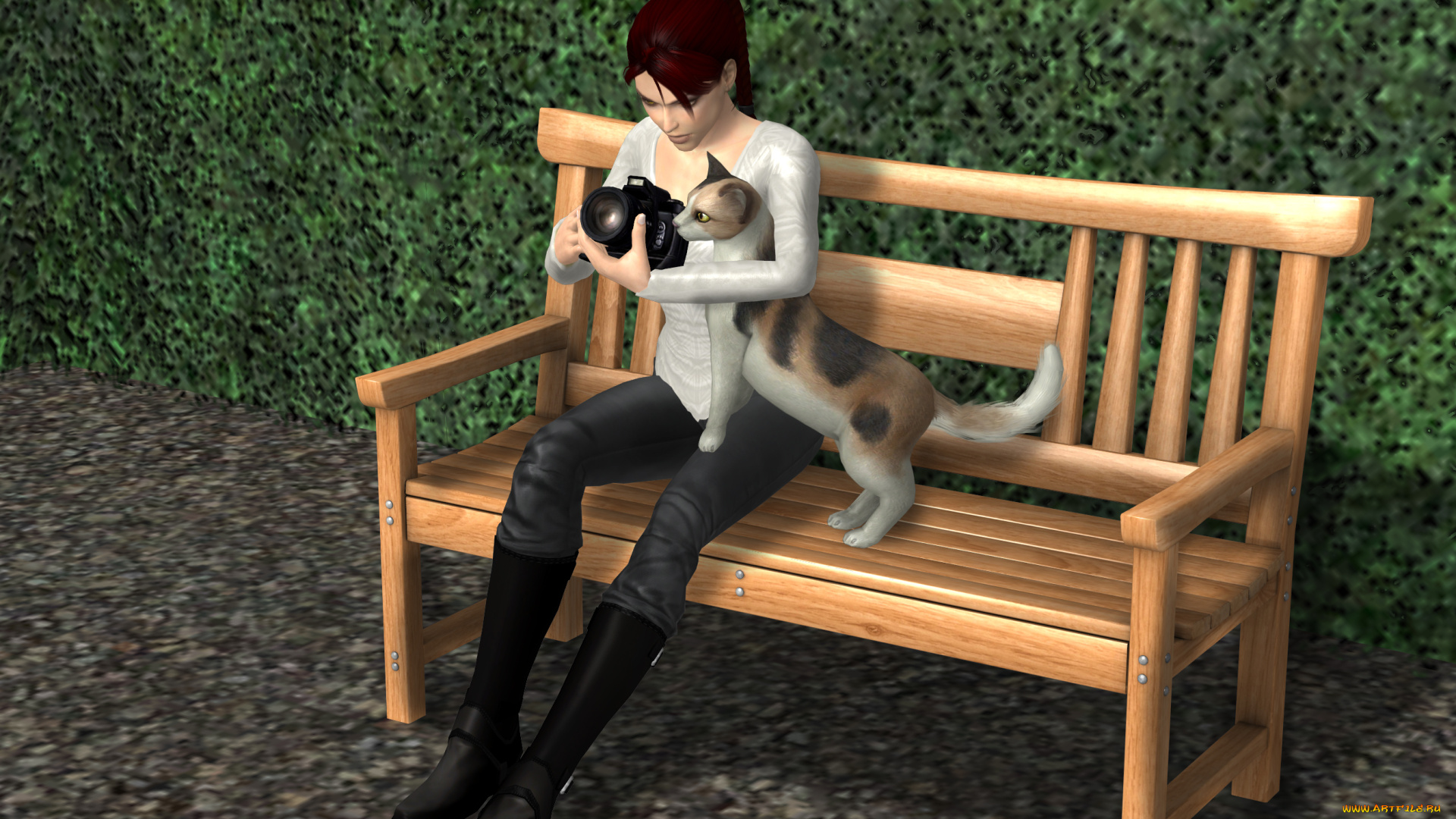 3д, графика, фантазия, , fantasy, взгляд, фон, девушка