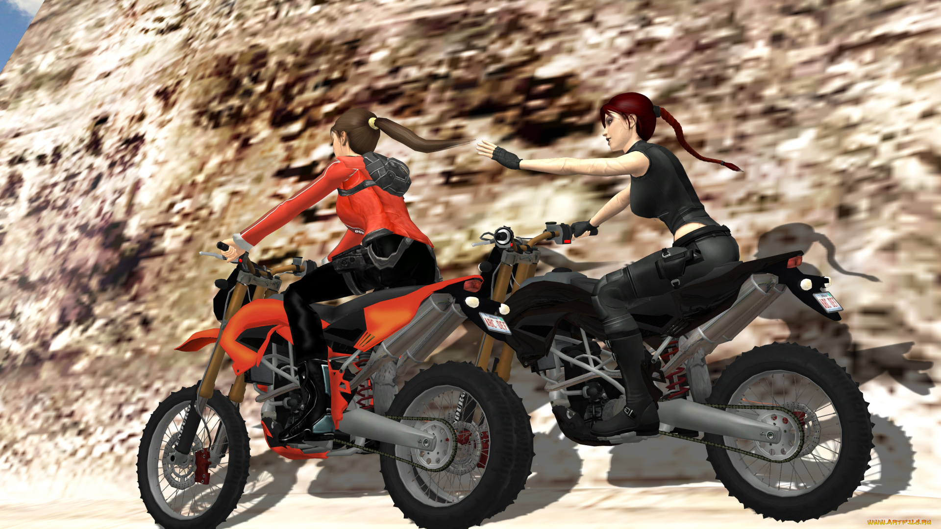 3д, графика, люди-авто, мото, , people-, car, , , moto, мотоцикл, девушки, взгляд, фон