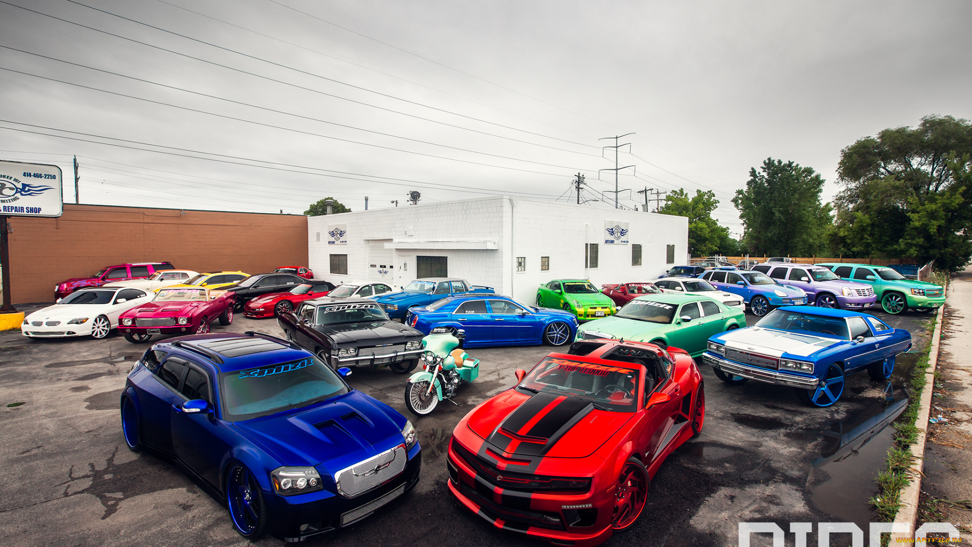 автомобили, разные, вместе, rides