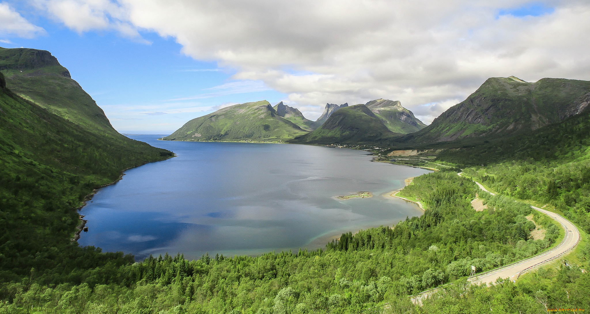 природа, побережье, море, берег