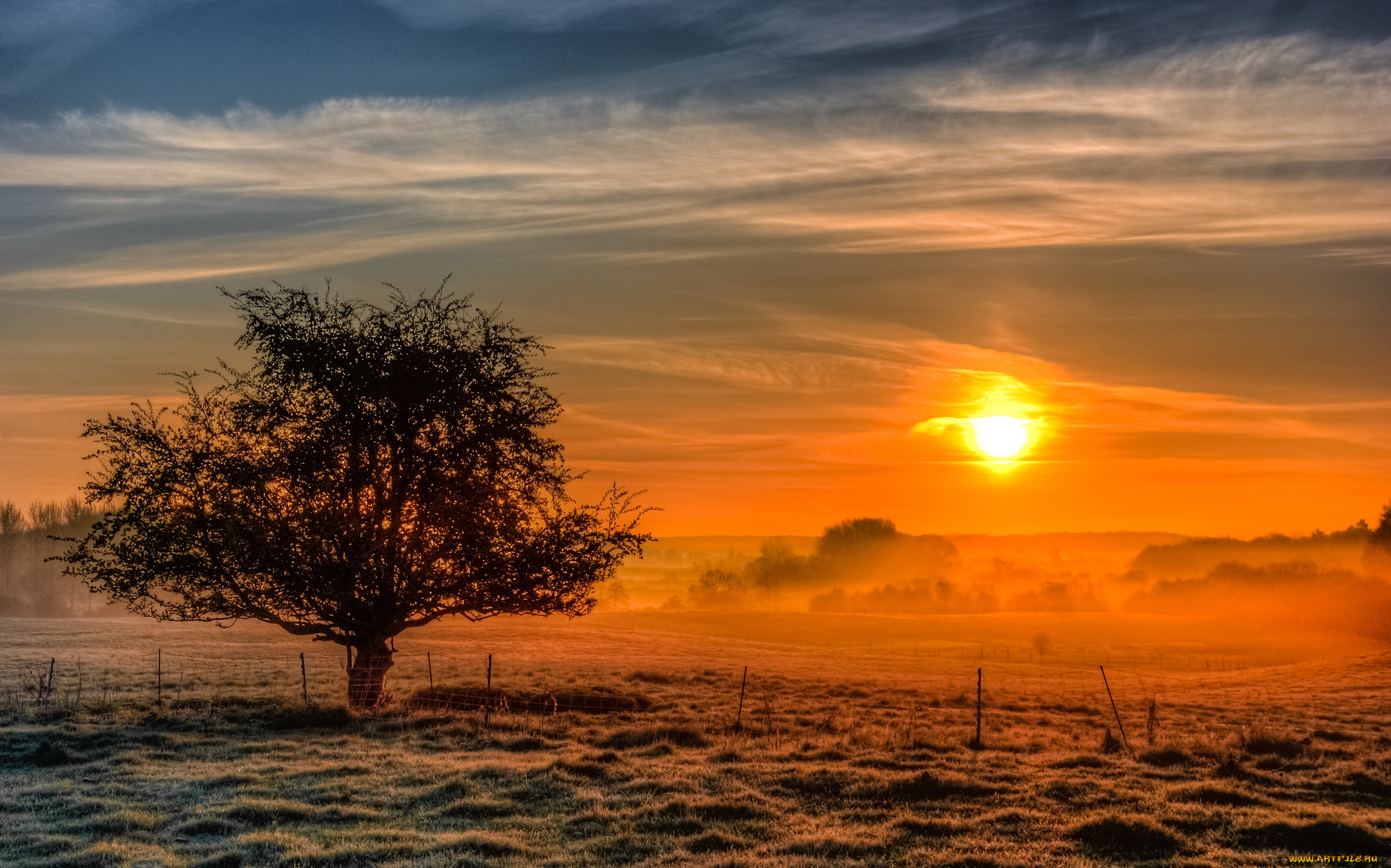 природа, восходы, закаты, рассвет