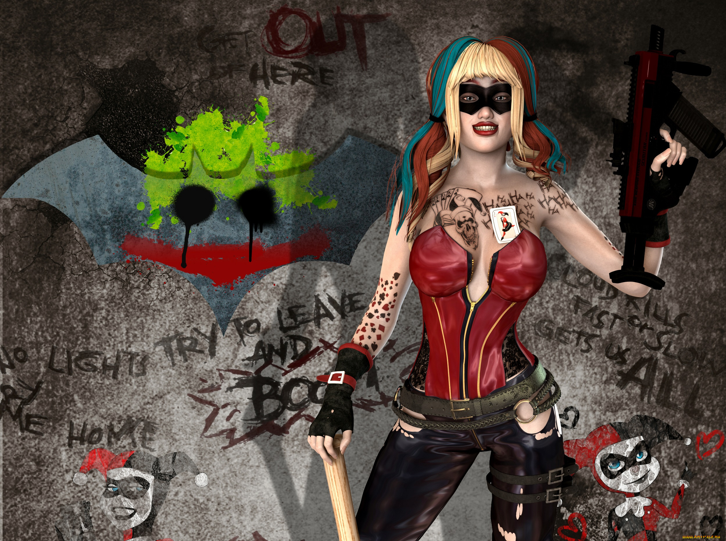 3д, графика, фантазия, , fantasy, фон, взгляд, девушка