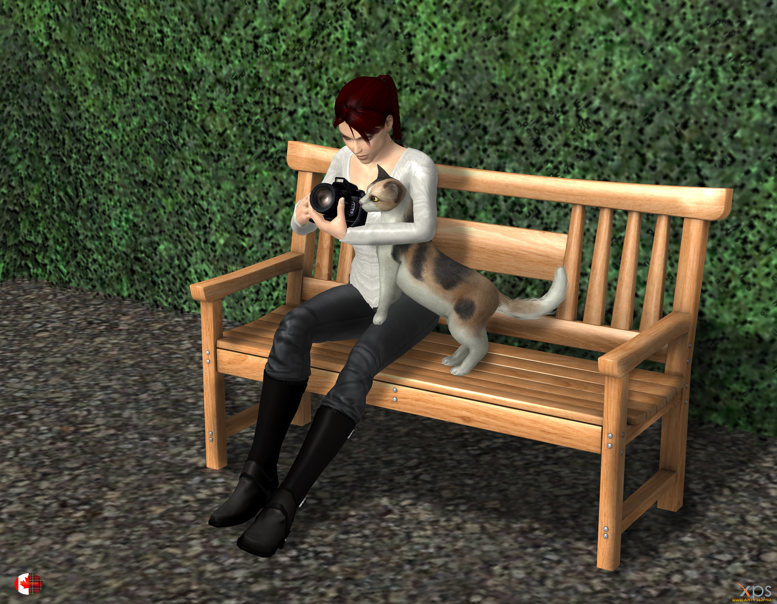 3д, графика, фантазия, , fantasy, взгляд, фон, девушка