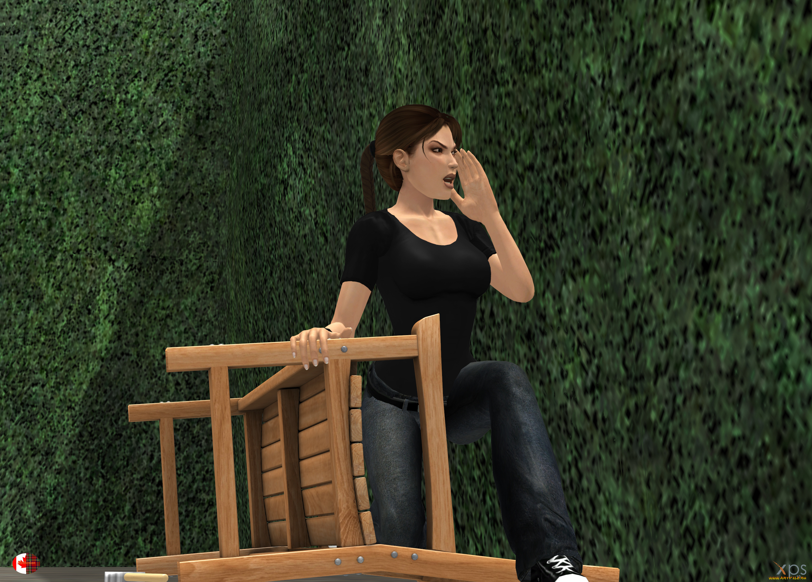 3д, графика, фантазия, , fantasy, взгляд, фон, девушка