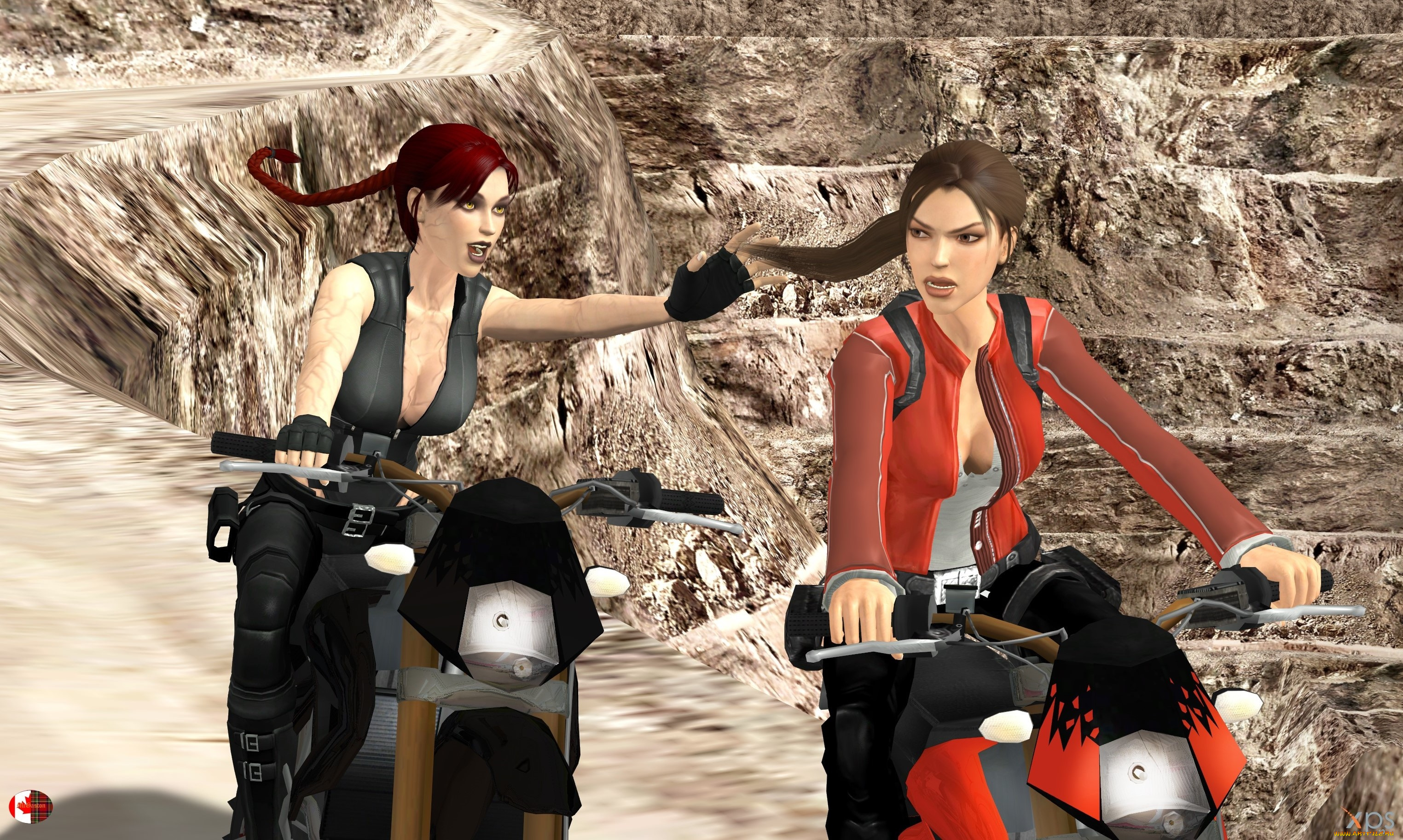 3д, графика, люди-авто, мото, , people-, car, , , moto, фон, мотоцикл, взгляд, девушки