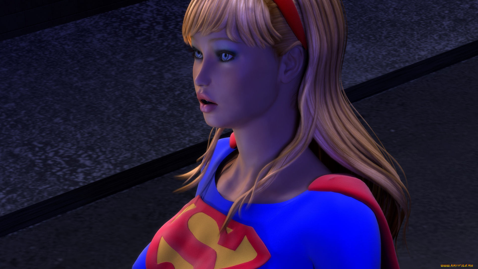 3д, графика, фантазия, , fantasy, фон, взгляд, девушка