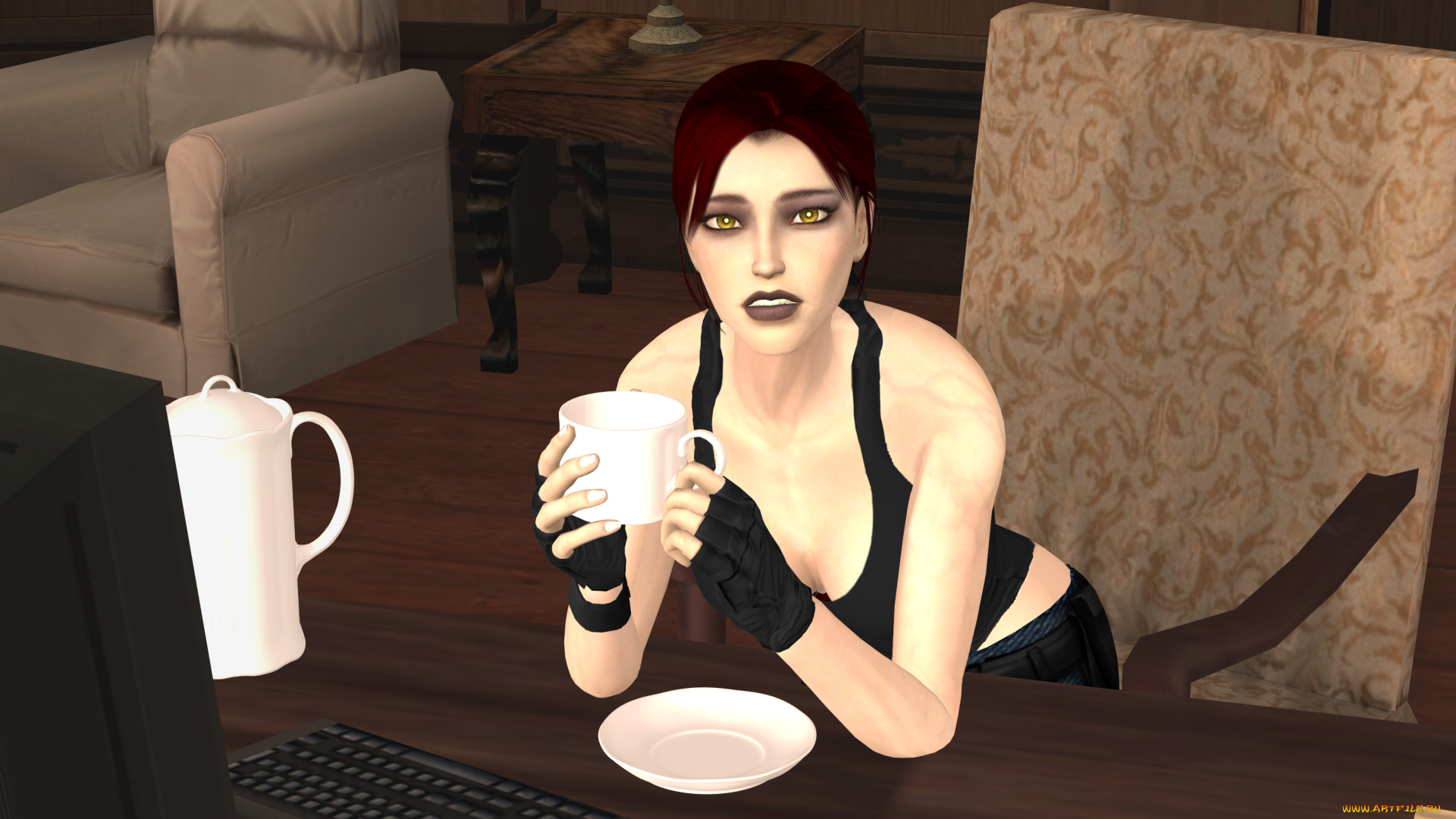 3д, графика, люди, , people, фон, взгляд, девушка