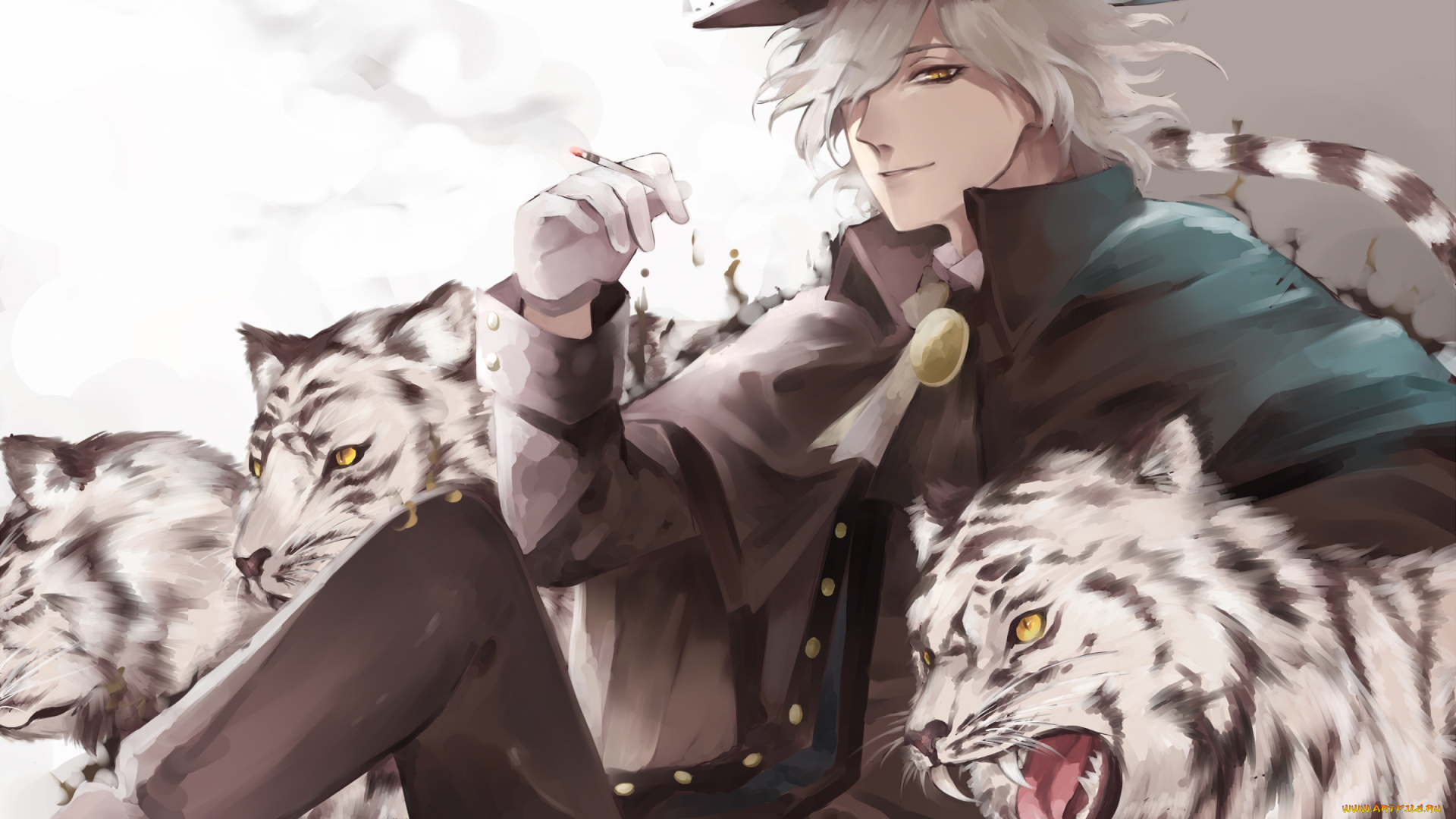 аниме, fate, stay, night, парень