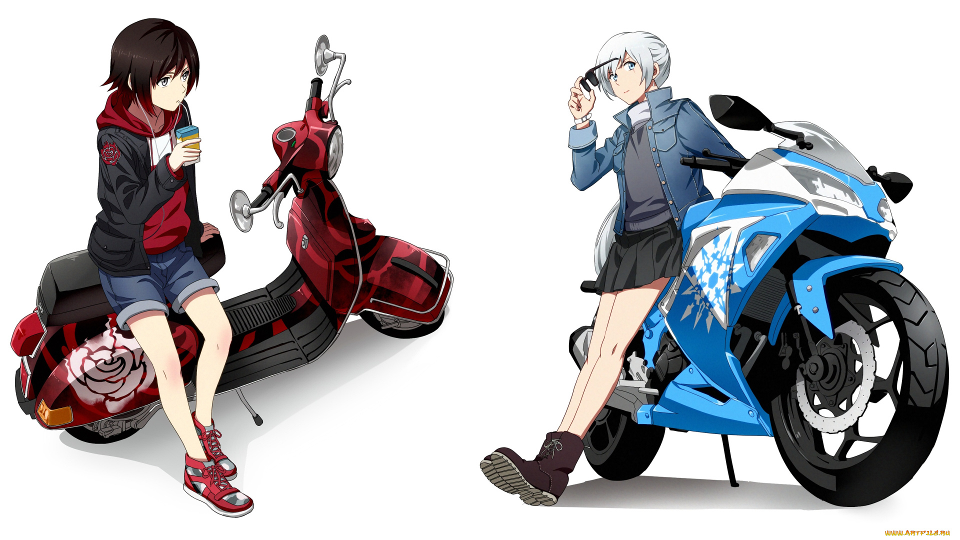 аниме, rwby, девушки