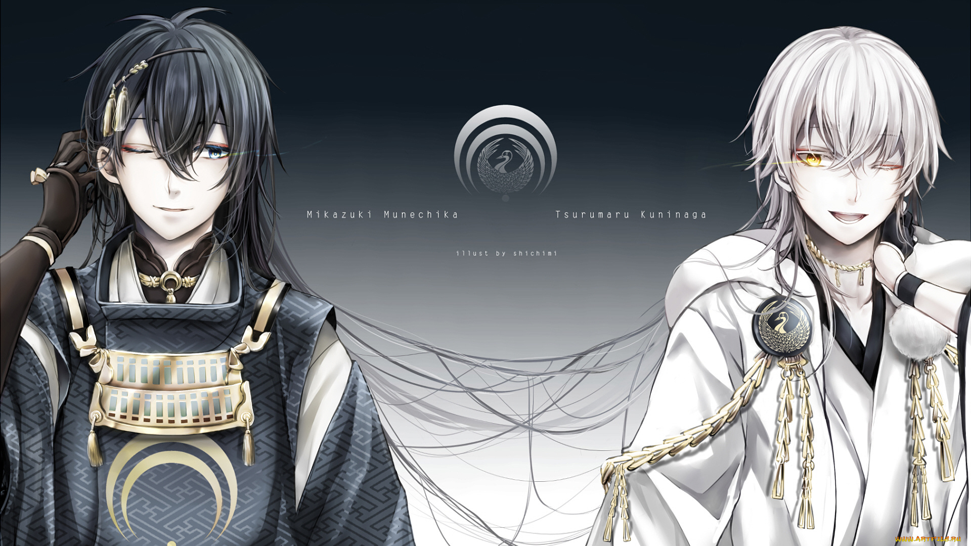 аниме, touken, ranbu, танец, мечей