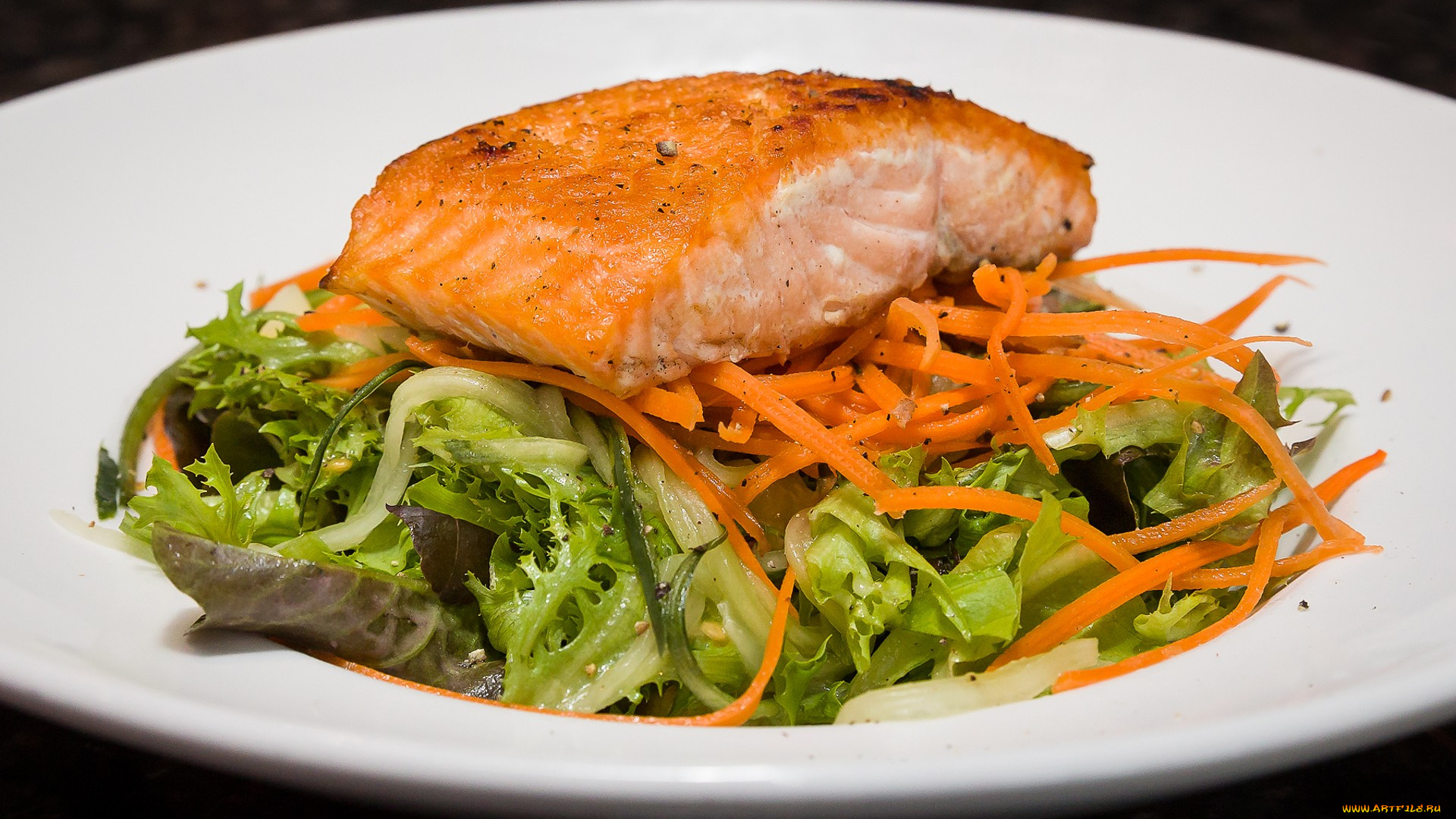 еда, рыбные, блюда, , с, морепродуктами, снедь