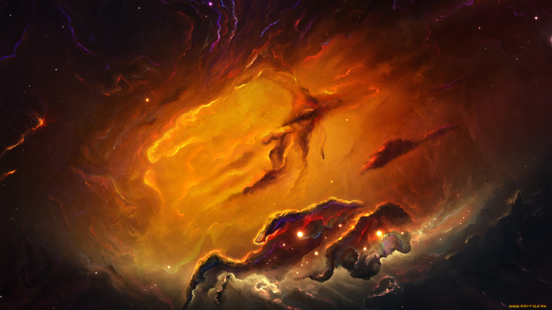 космос, галактики, туманности, туманность, галактика