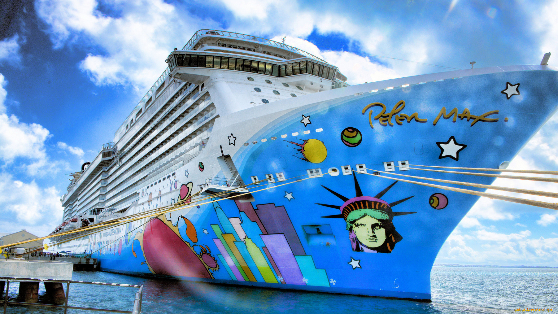 peter, max, artwork, корабли, лайнеры, круиз, лайнер