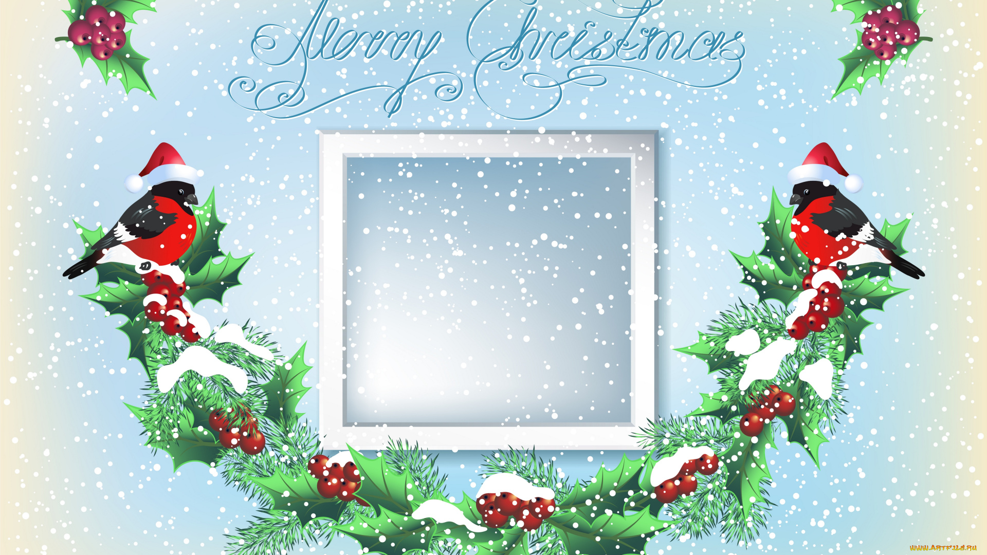 праздничные, векторная, графика, , новый, год, новый, год, графика, снегири, гирлянда