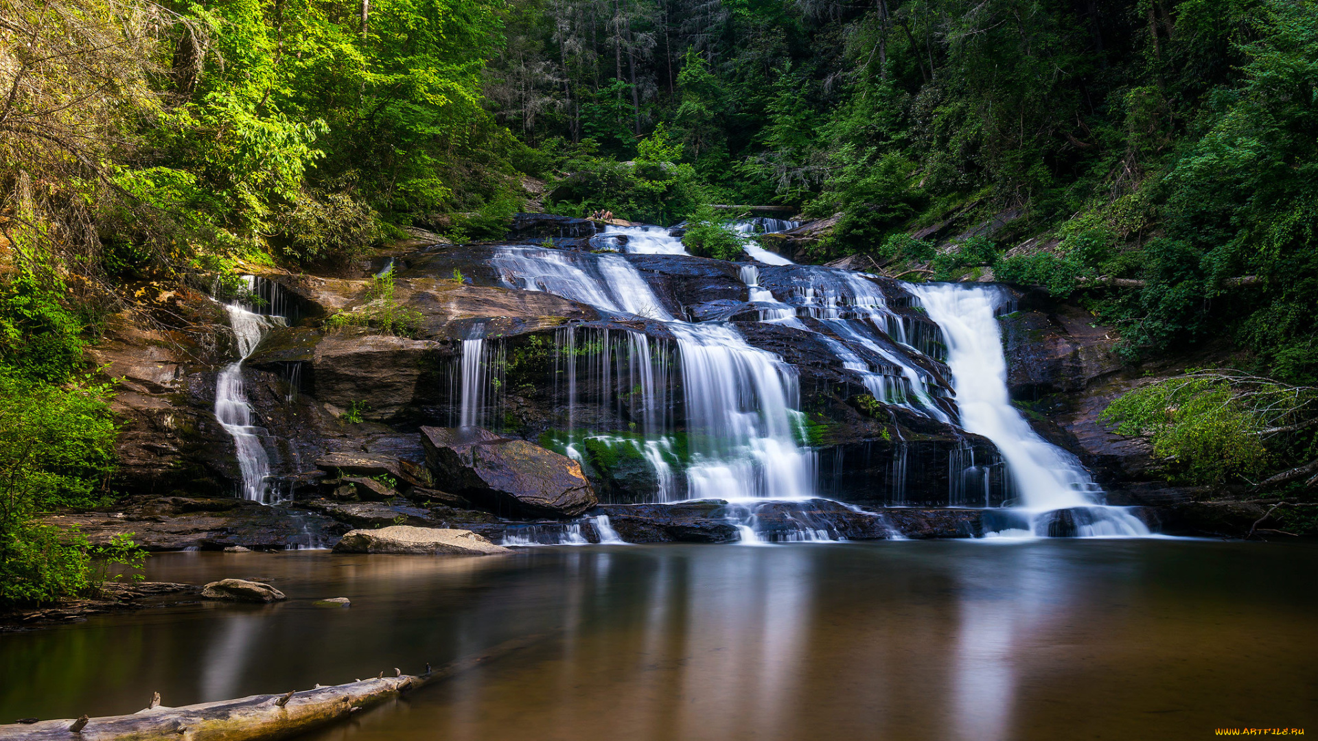 природа, водопады, простор