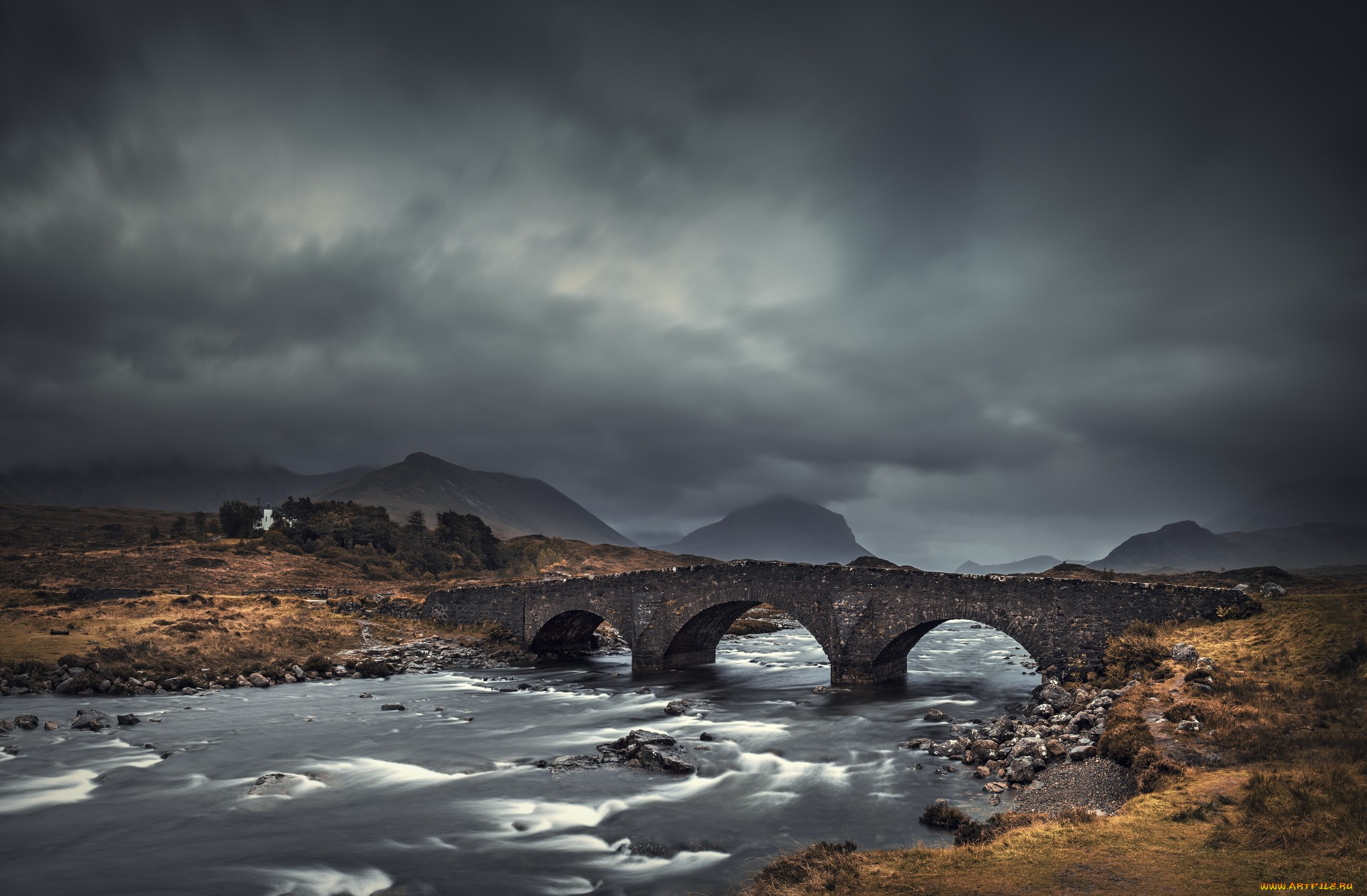 природа, реки, озера, река, мост