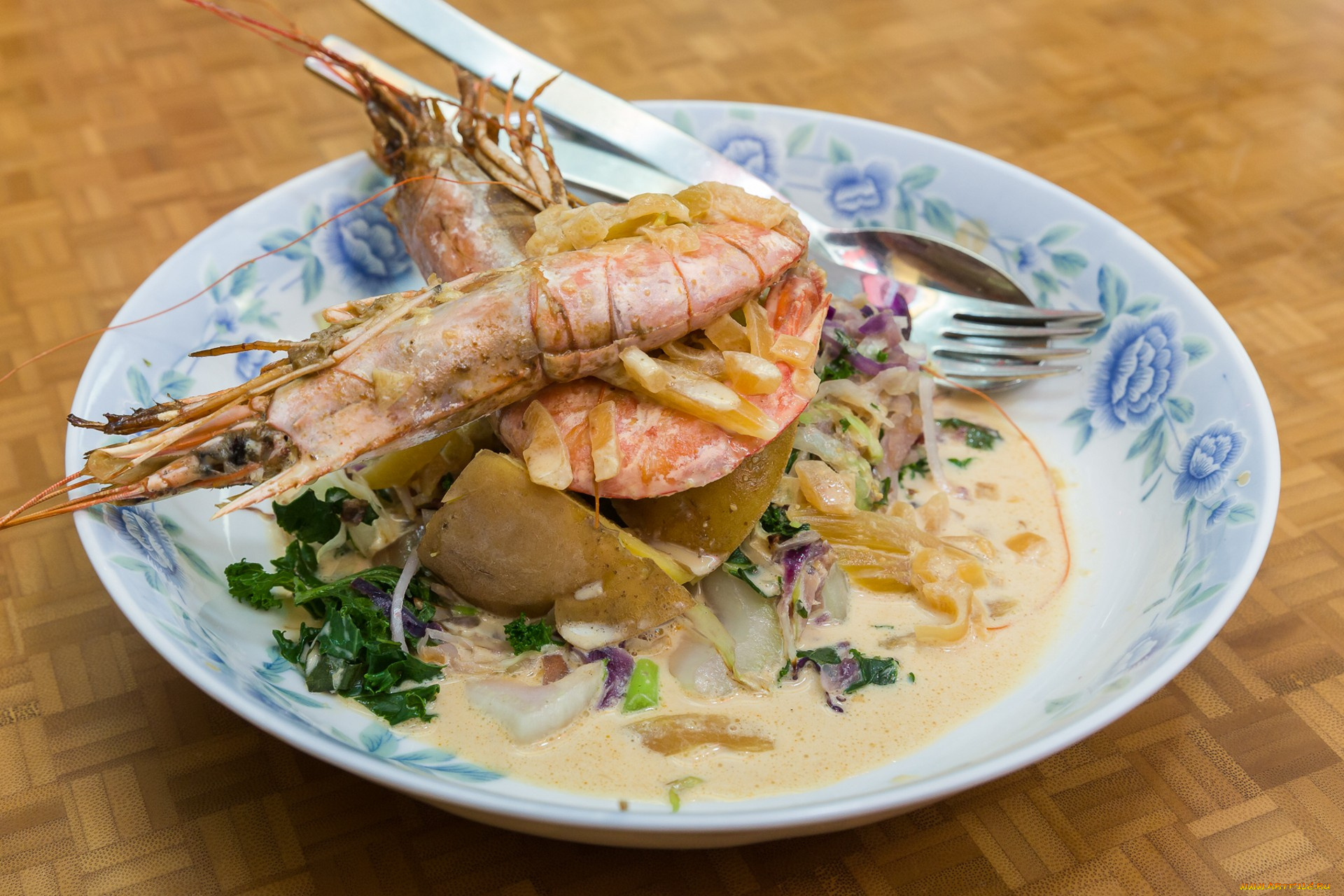 еда, рыбные, блюда, , с, морепродуктами, снедь