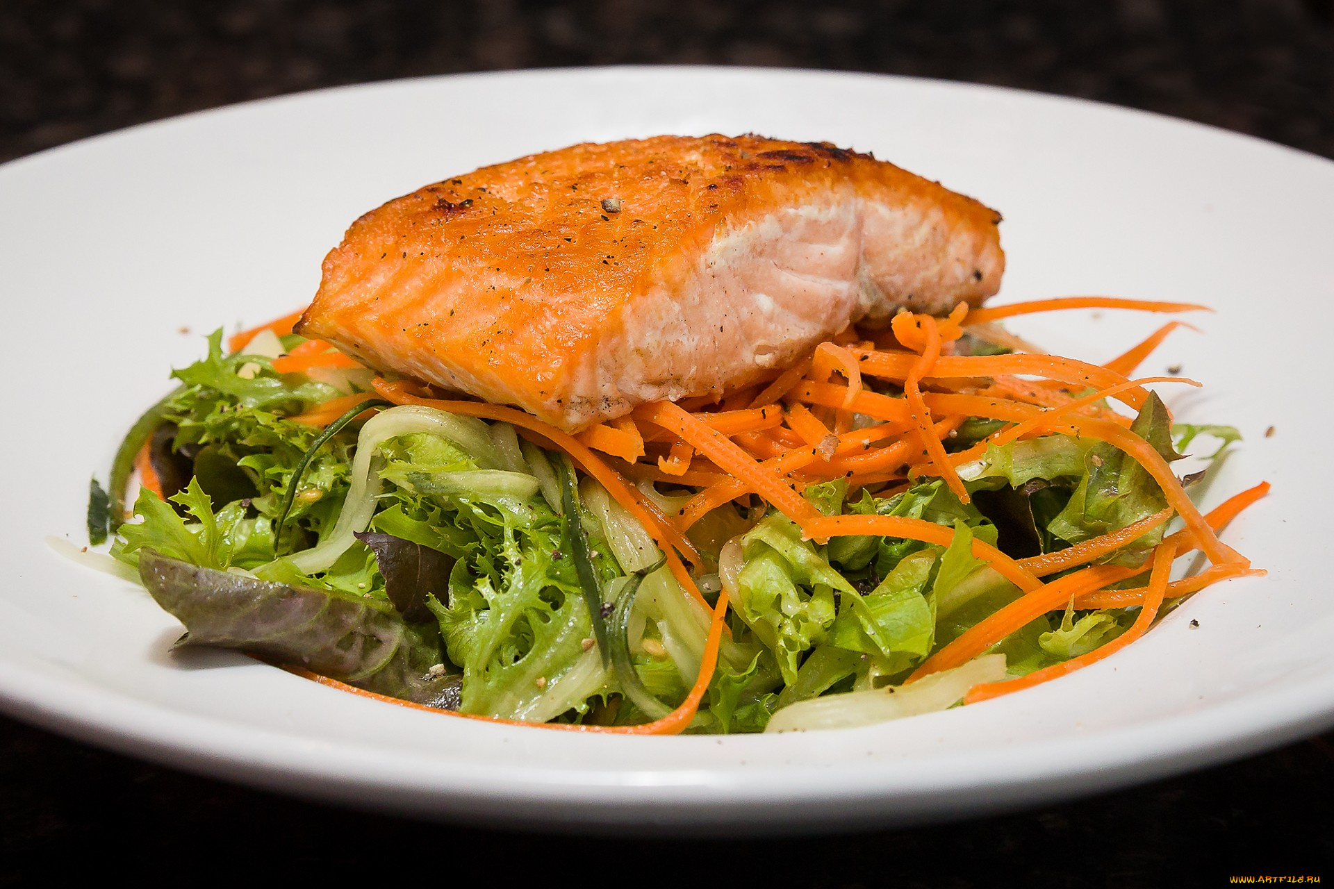 еда, рыбные, блюда, , с, морепродуктами, снедь