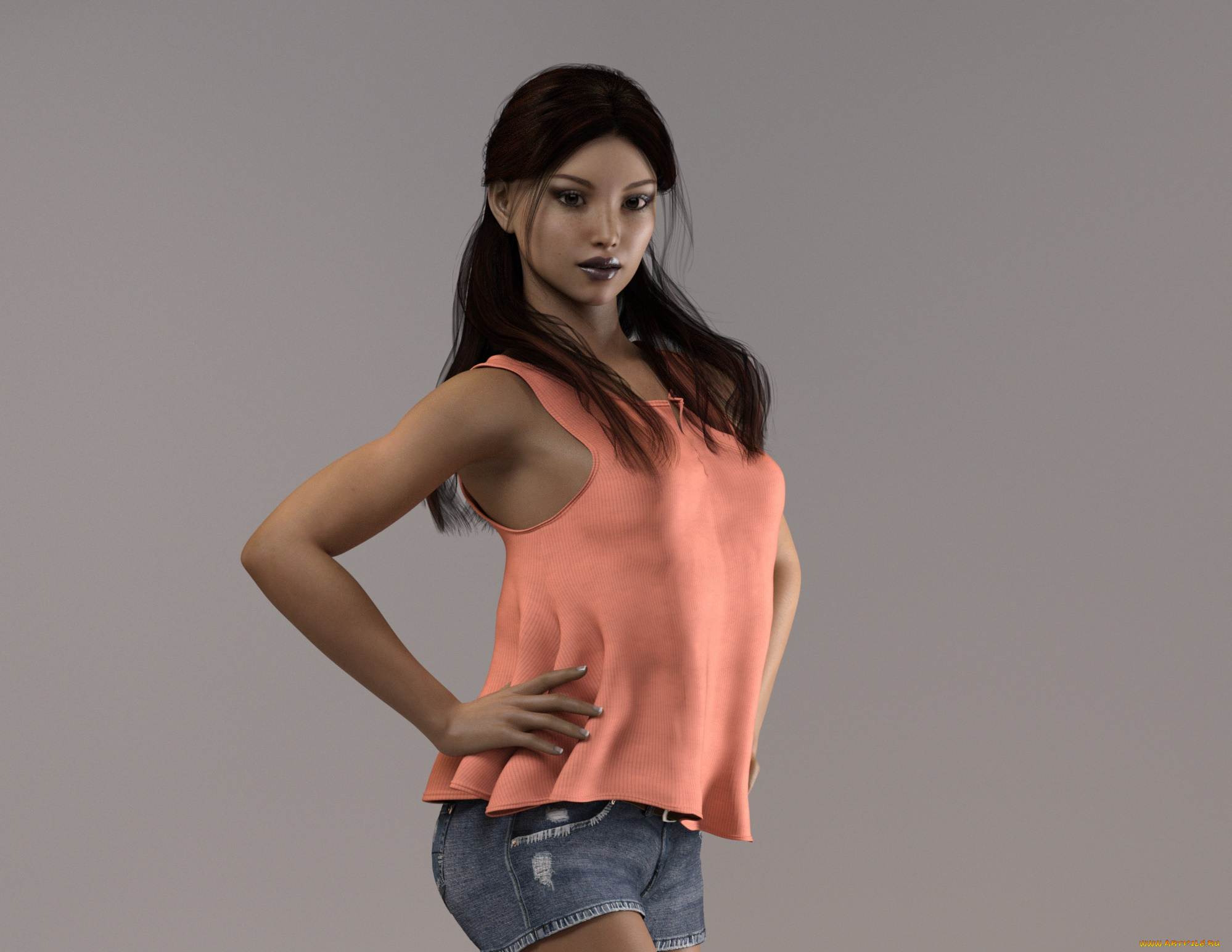 3д, графика, люди, , people, фон, взгляд, девушка