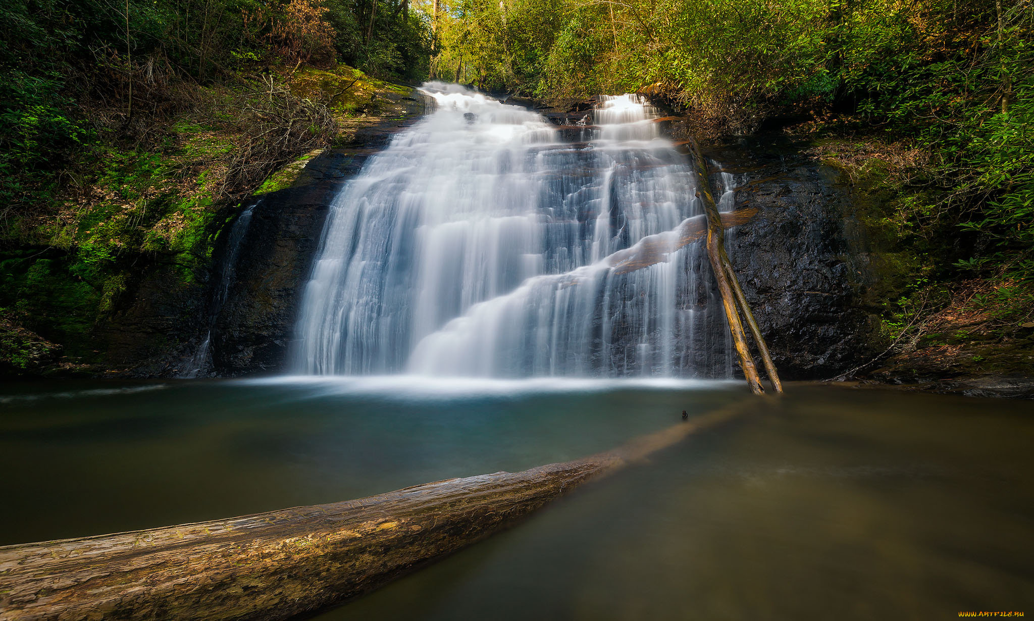 природа, водопады, простор