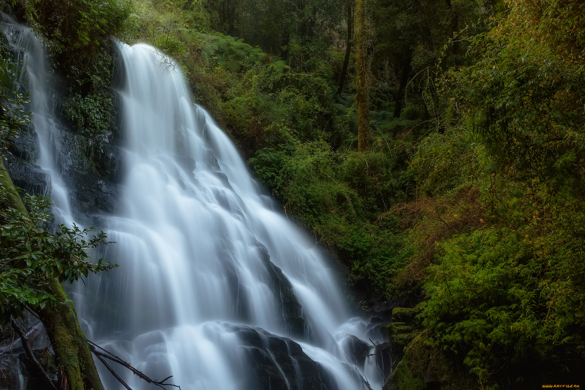 природа, водопады, простор