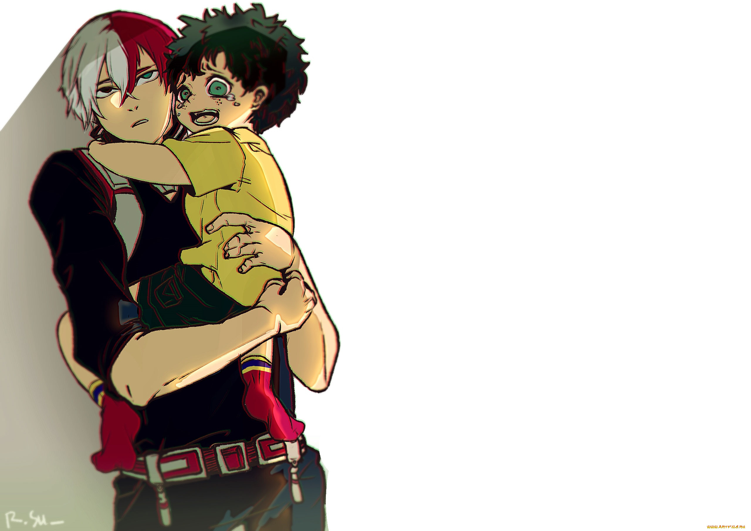 аниме, boku, no, hero, academia, парень, малыш