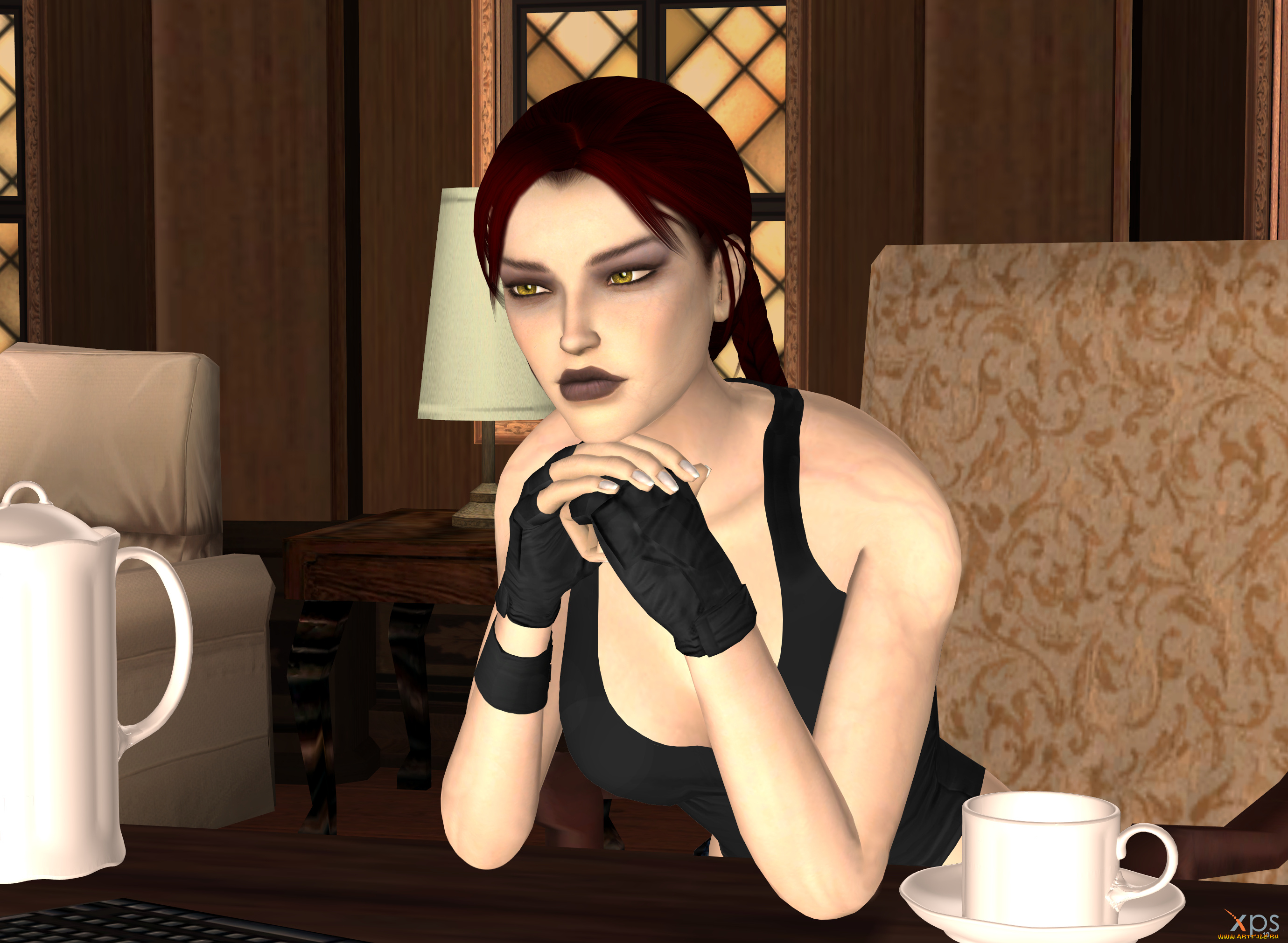 3д, графика, люди, , people, девушка, фон, взгляд