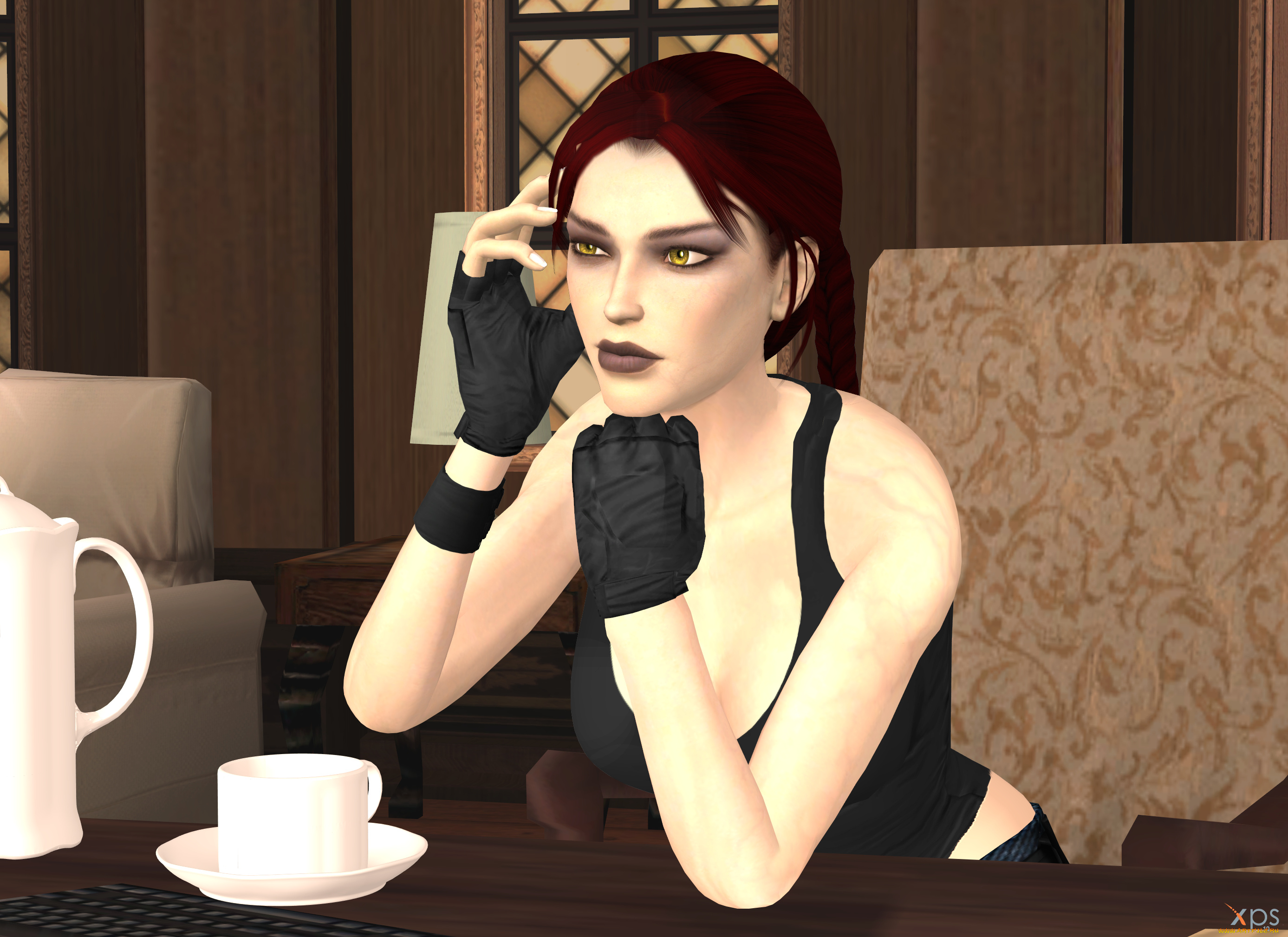 3д, графика, люди, , people, взгляд, девушка, фон