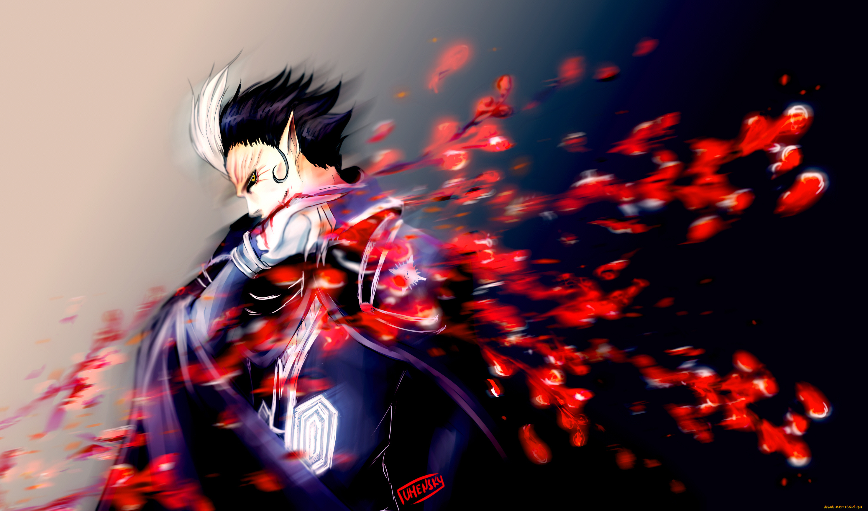 аниме, , gray-man, демон