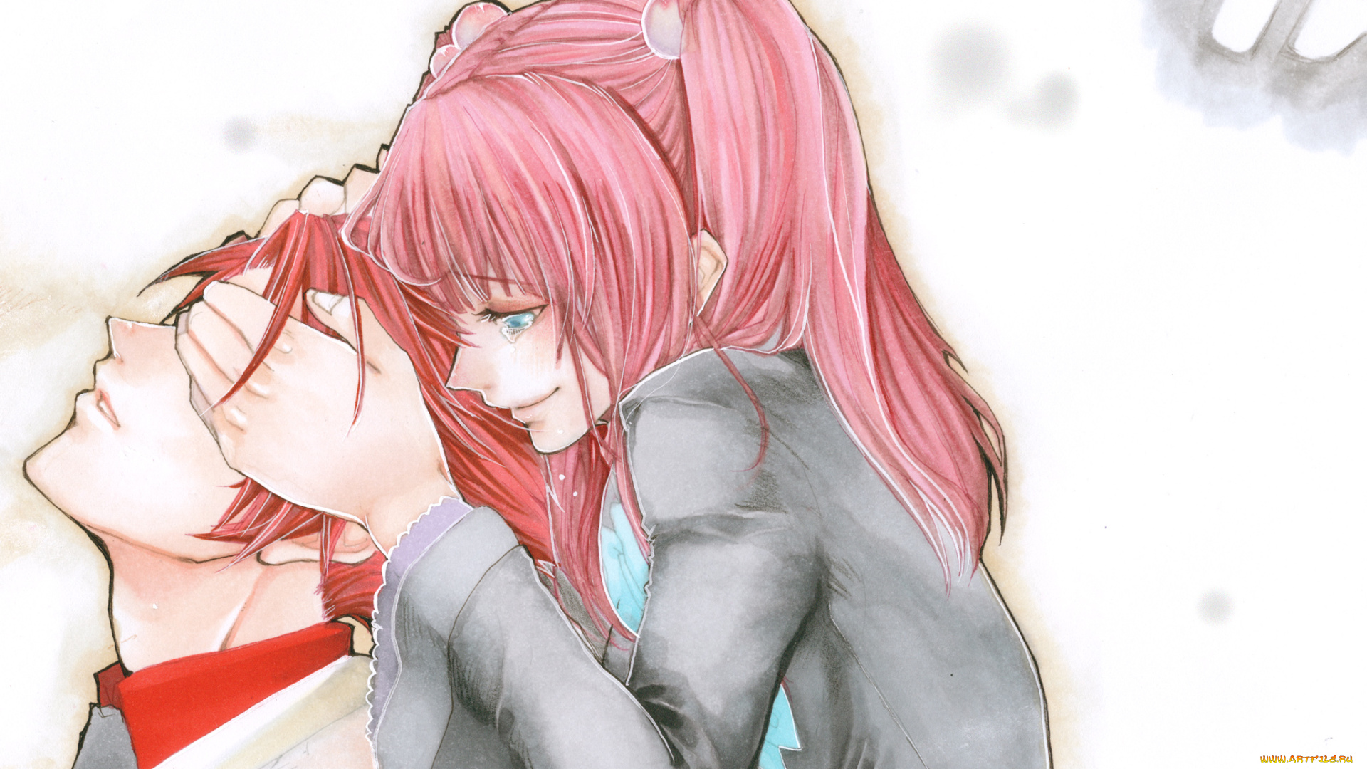 аниме, umineko, no, naku, koro, ni, двое