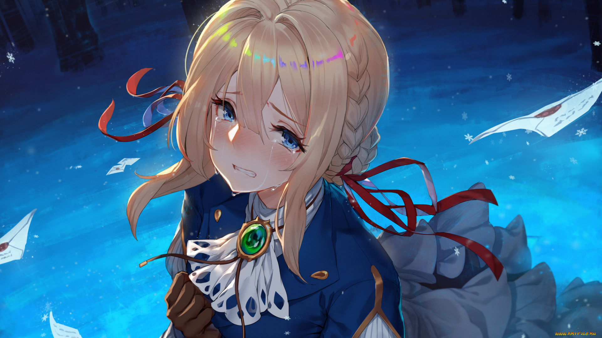 аниме, violet, evergarden, девушка