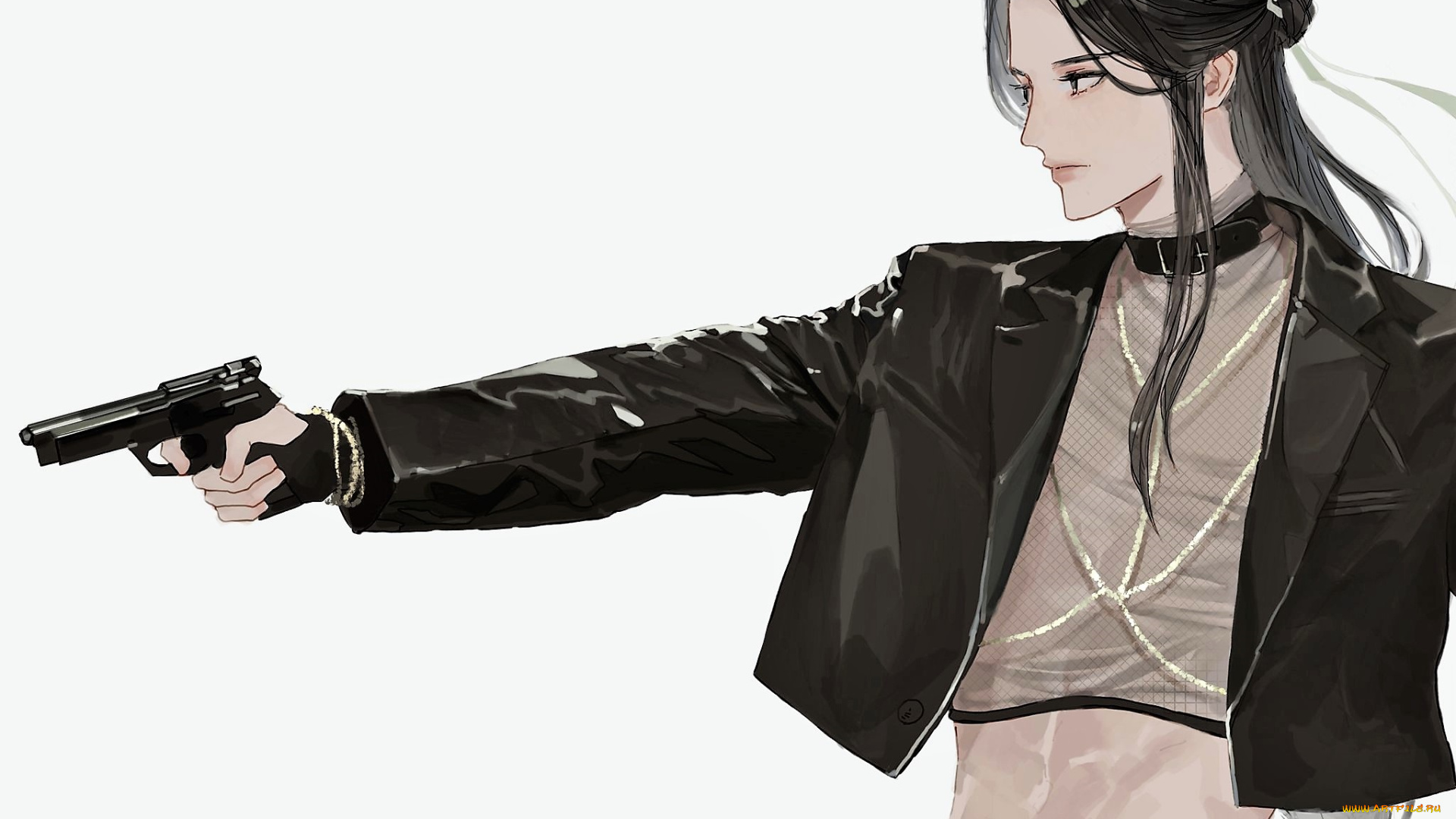 аниме, tian, guan, ci, fu, се, лянь, пистолет